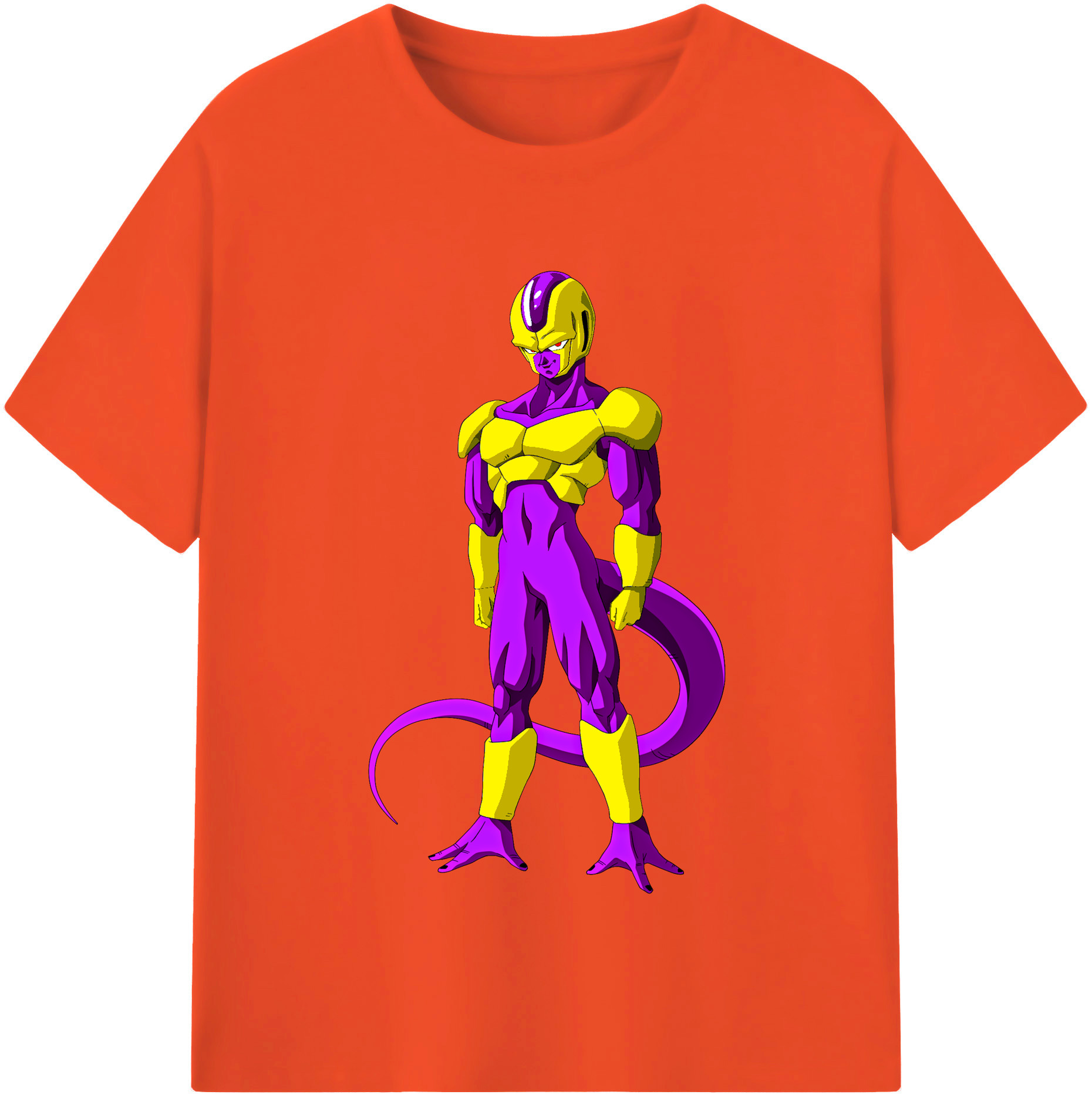 （画像用） ドラゴンボール フリーザ DRAGON BALL Frieza 綿100％半袖Tシャツ（フロントプリント）