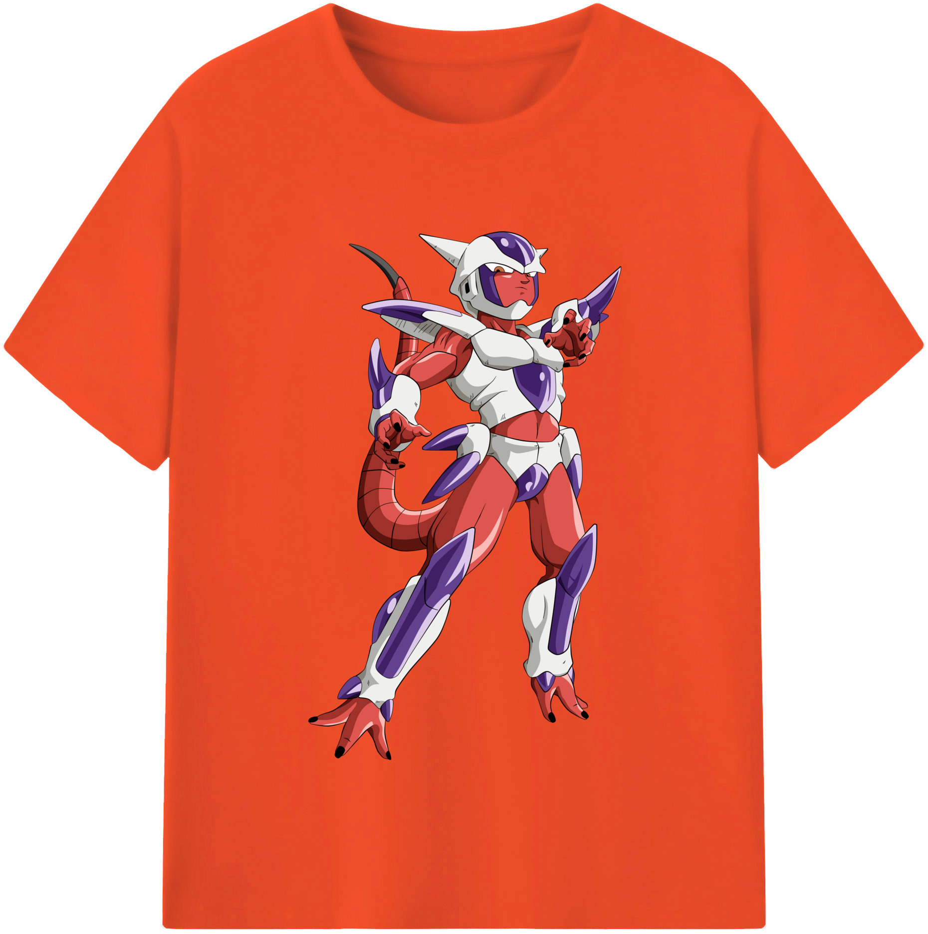 （画像用） ドラゴンボール フリーザ DRAGON BALL Frieza 綿100％半袖Tシャツ（フロントプリント）