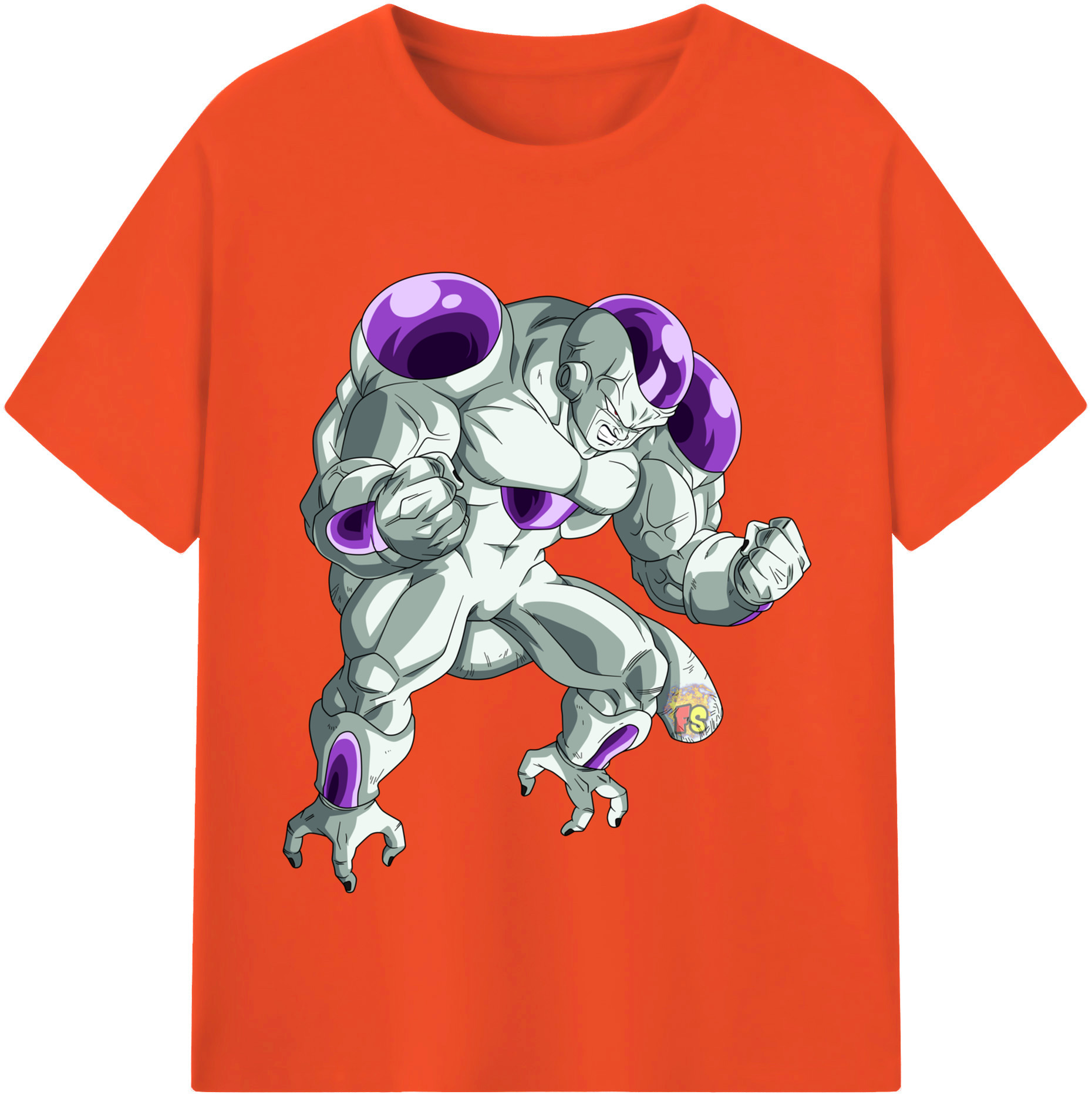 （画像用） ドラゴンボール フリーザ DRAGON BALL Frieza 綿100％半袖Tシャツ（フロントプリント）
