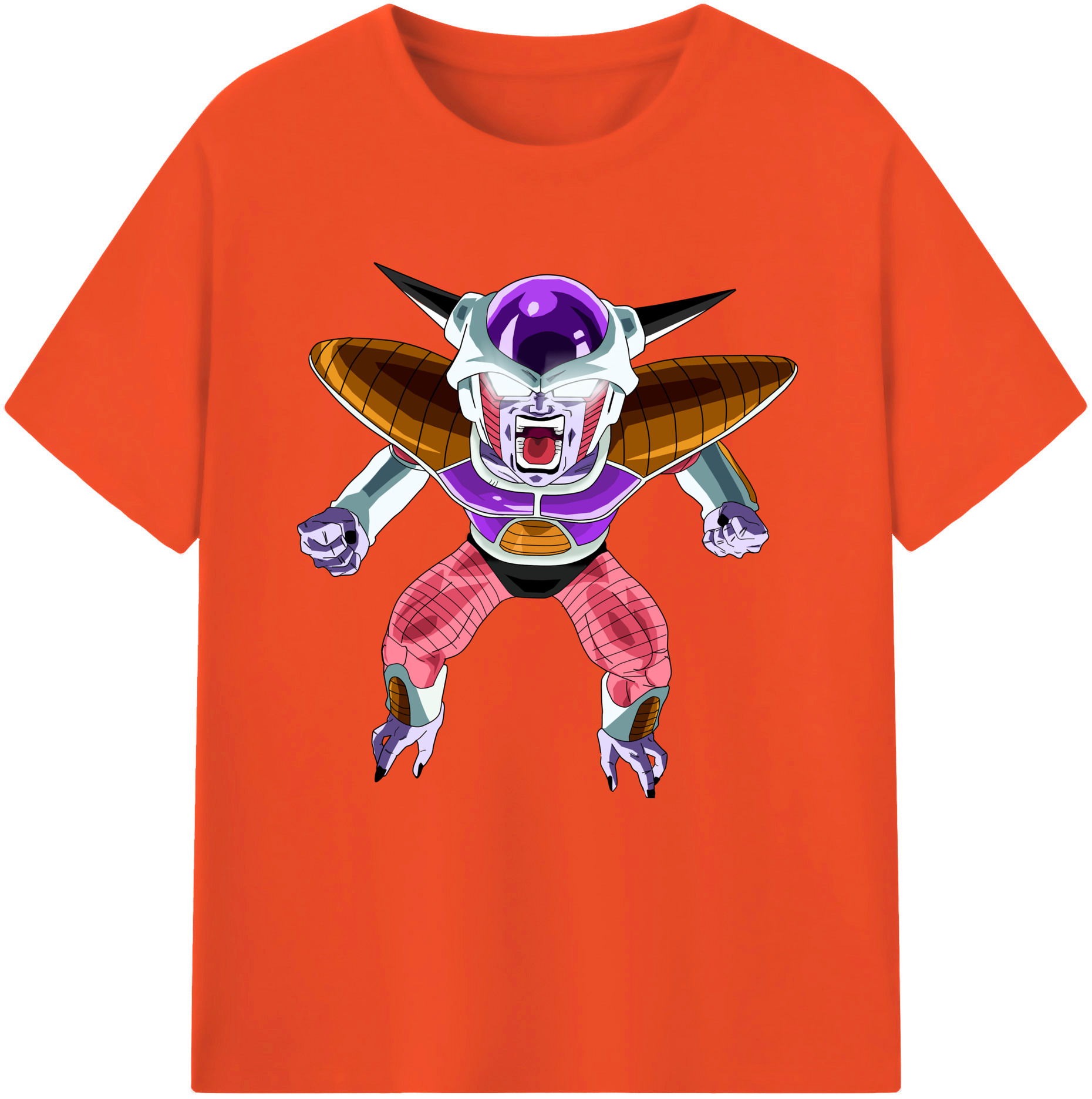 （画像用） ドラゴンボール フリーザ DRAGON BALL Frieza 綿100％半袖Tシャツ（フロントプリント）