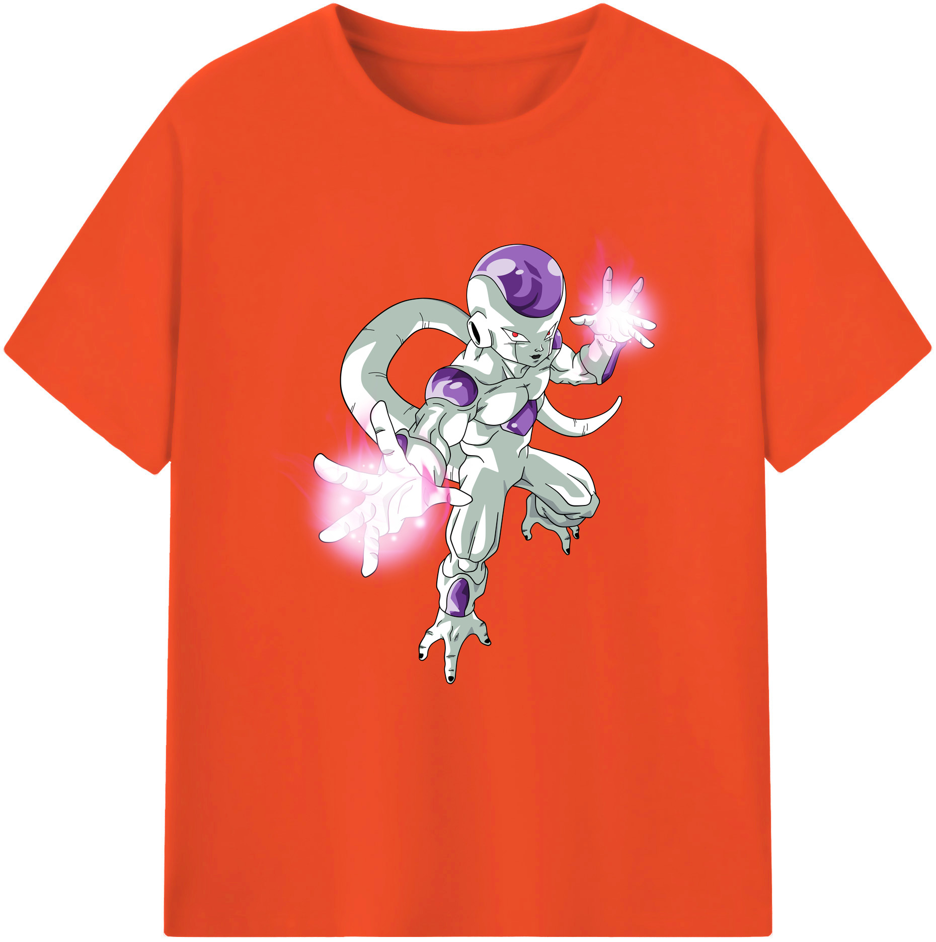 （画像用） ドラゴンボール フリーザ DRAGON BALL Frieza 綿100％半袖Tシャツ（フロントプリント）