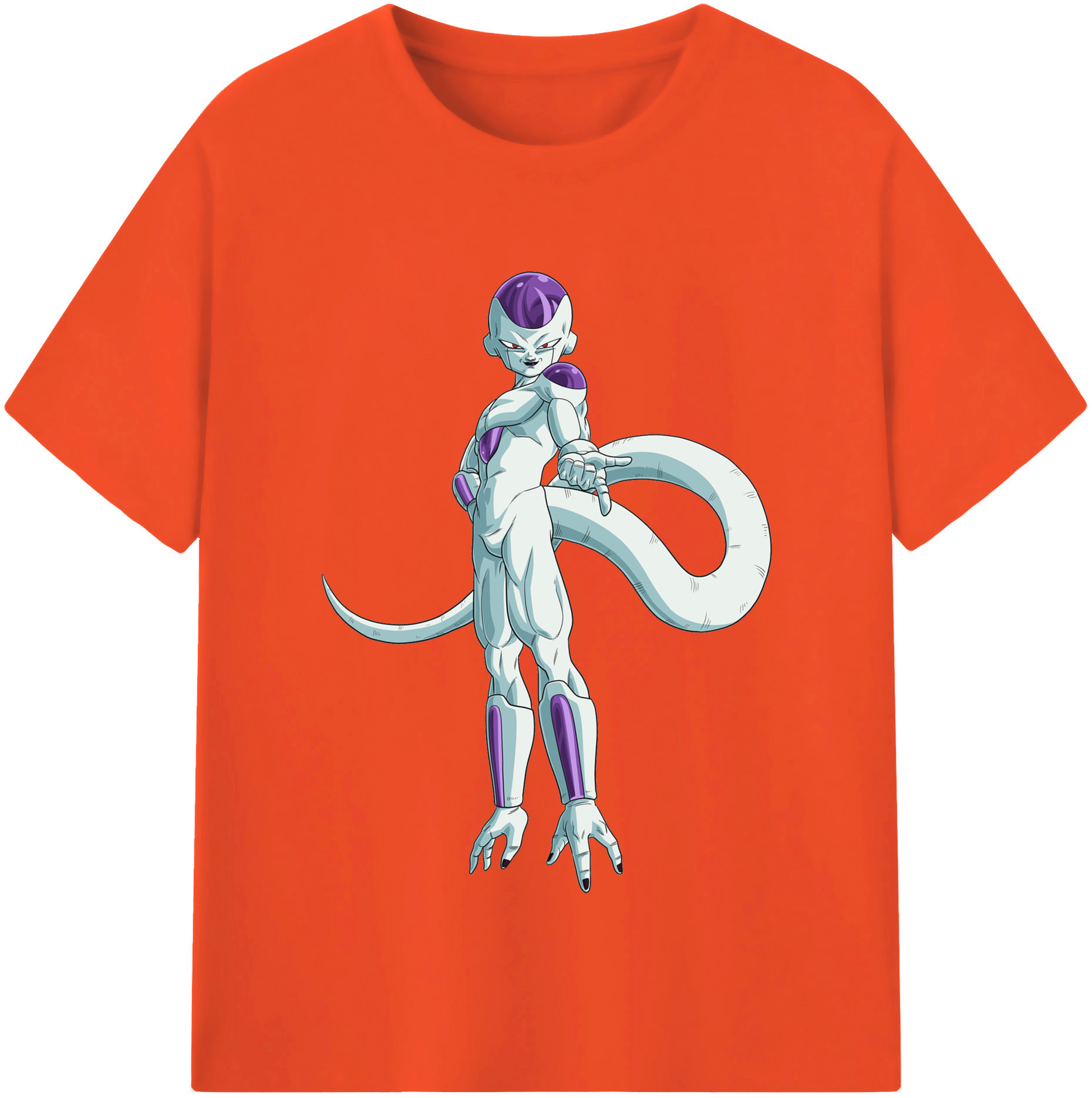（画像用） ドラゴンボール フリーザ DRAGON BALL Frieza 綿100％半袖Tシャツ（フロントプリント）