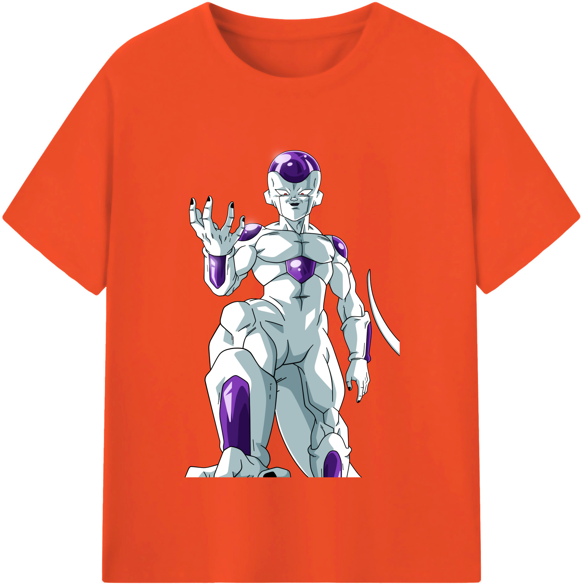 （画像用） ドラゴンボール フリーザ DRAGON BALL Frieza 綿100％半袖Tシャツ（フロントプリント）