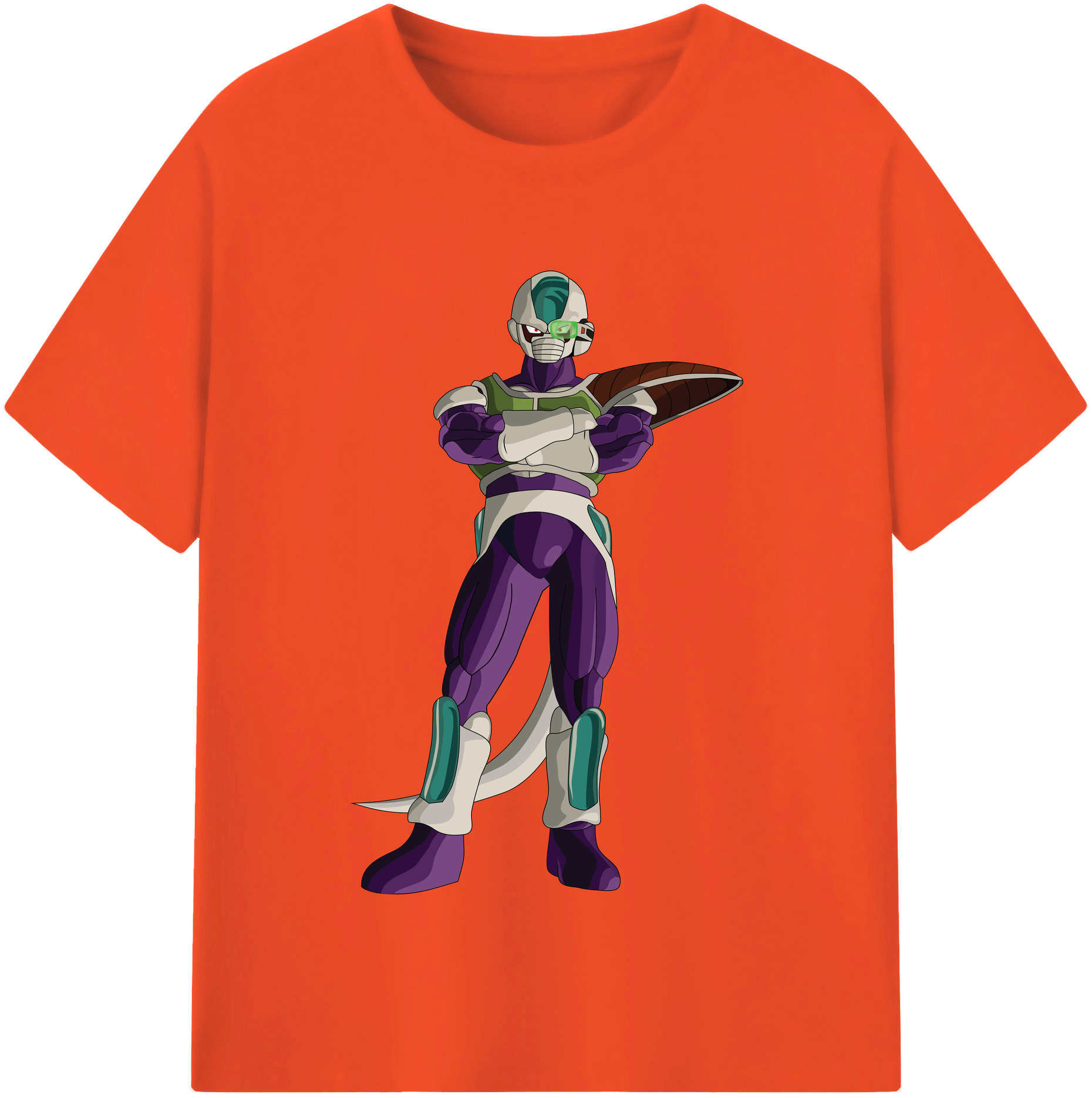 （画像用） ドラゴンボール フリーザ DRAGON BALL Frieza 綿100％半袖Tシャツ（フロントプリント）