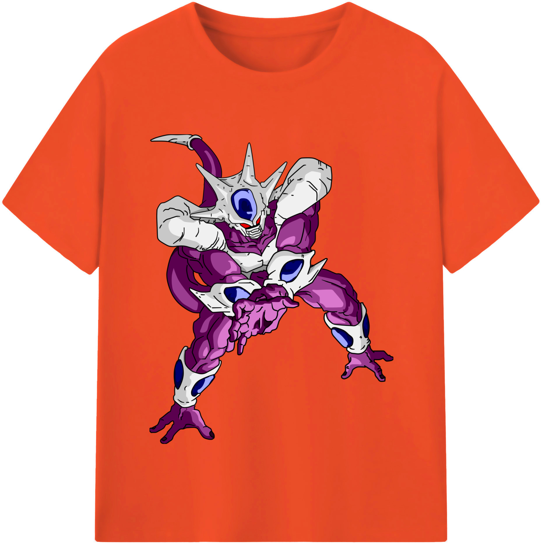 （画像用） ドラゴンボール クウラ DRAGON BALL Cooler Coora 綿100％半袖Tシャツ（フロントプリント）