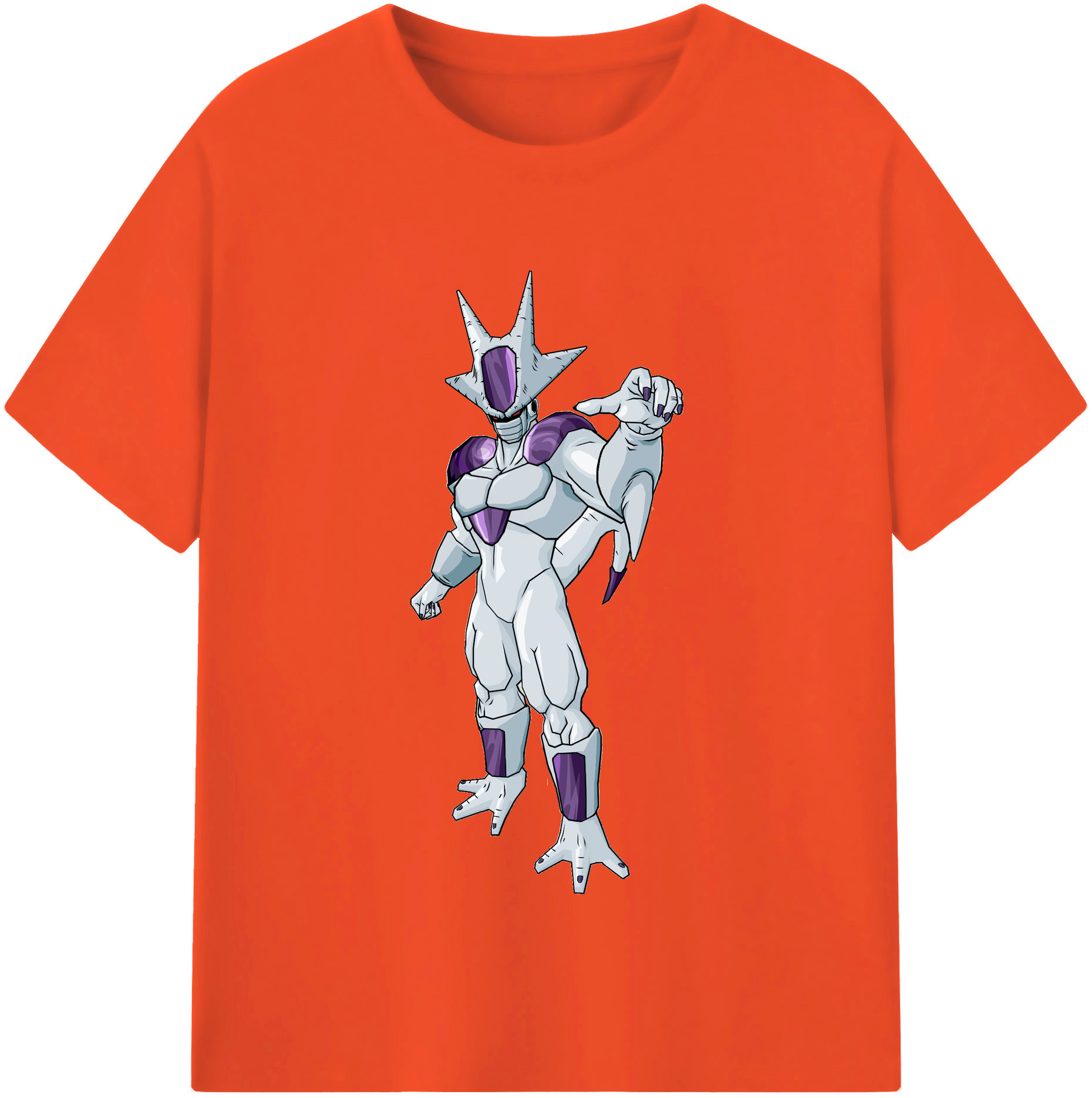 （画像用） ドラゴンボール クウラ DRAGON BALL Cooler Coora 綿100％半袖Tシャツ（フロントプリント）
