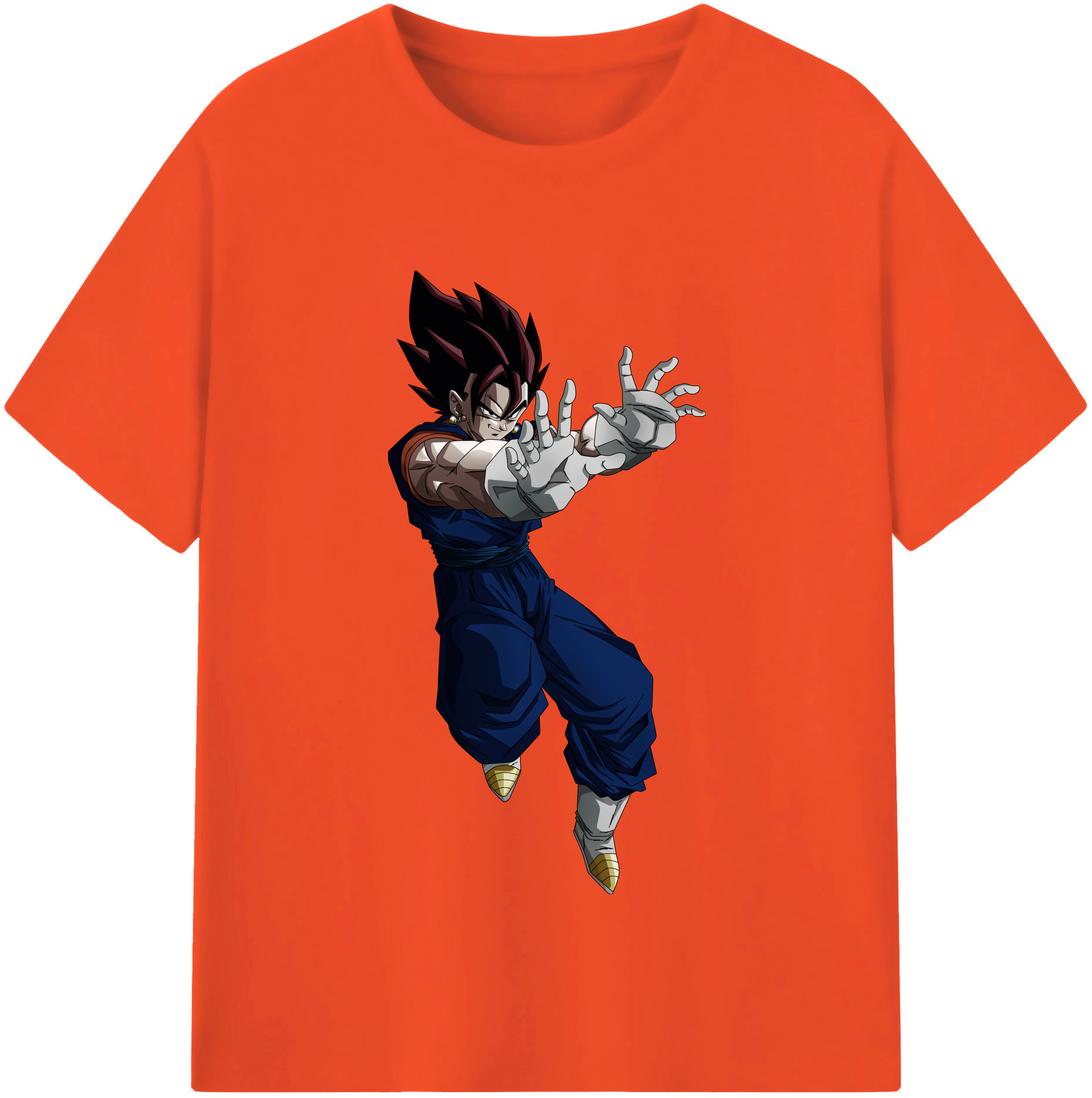 （画像用） ドラゴンボール ベジット DRAGON BALL Vegetto 綿100％半袖Tシャツ（フロントプリント）