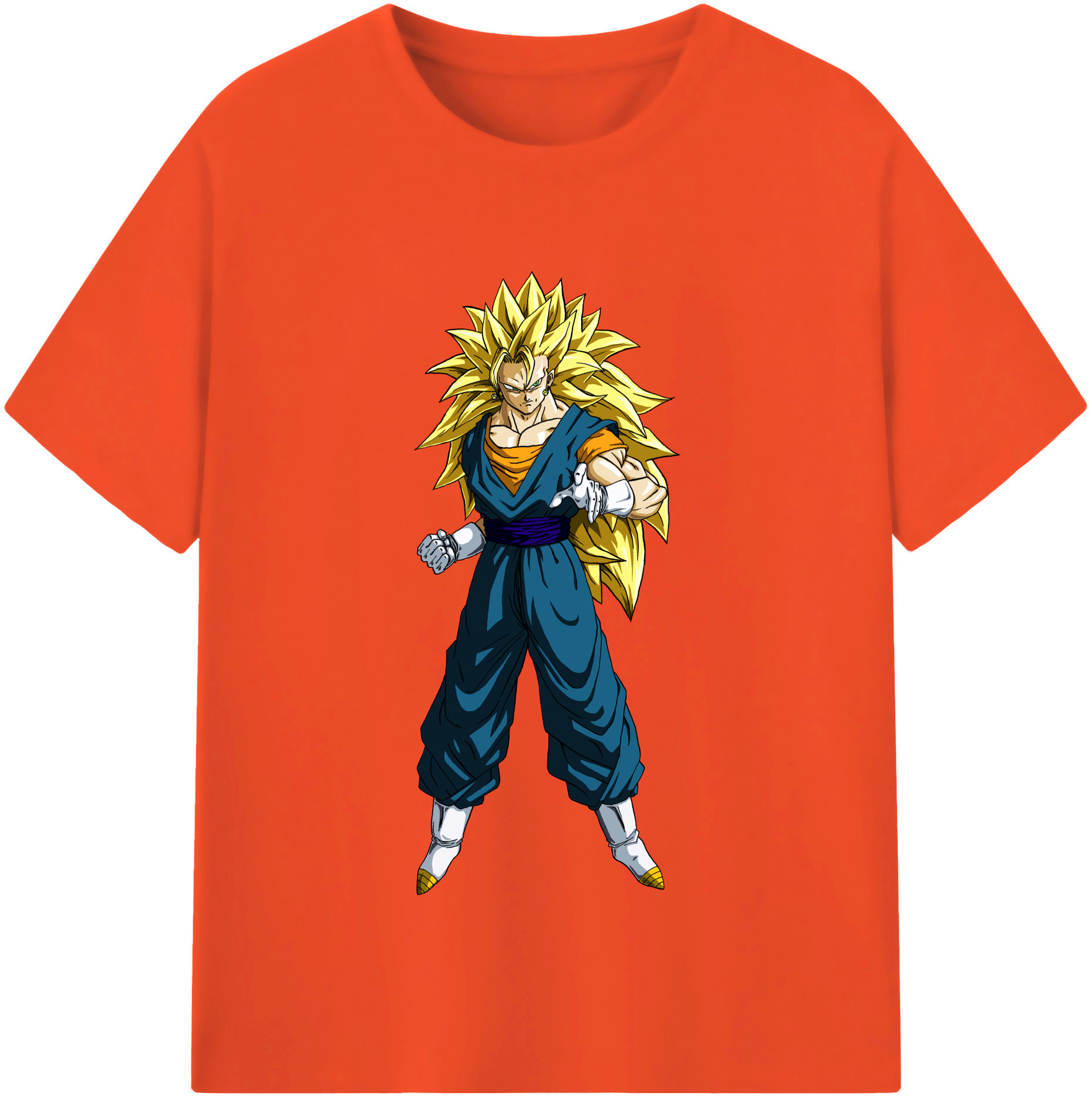 （画像用） ドラゴンボール ベジット DRAGON BALL Vegetto 綿100％半袖Tシャツ（フロントプリント）
