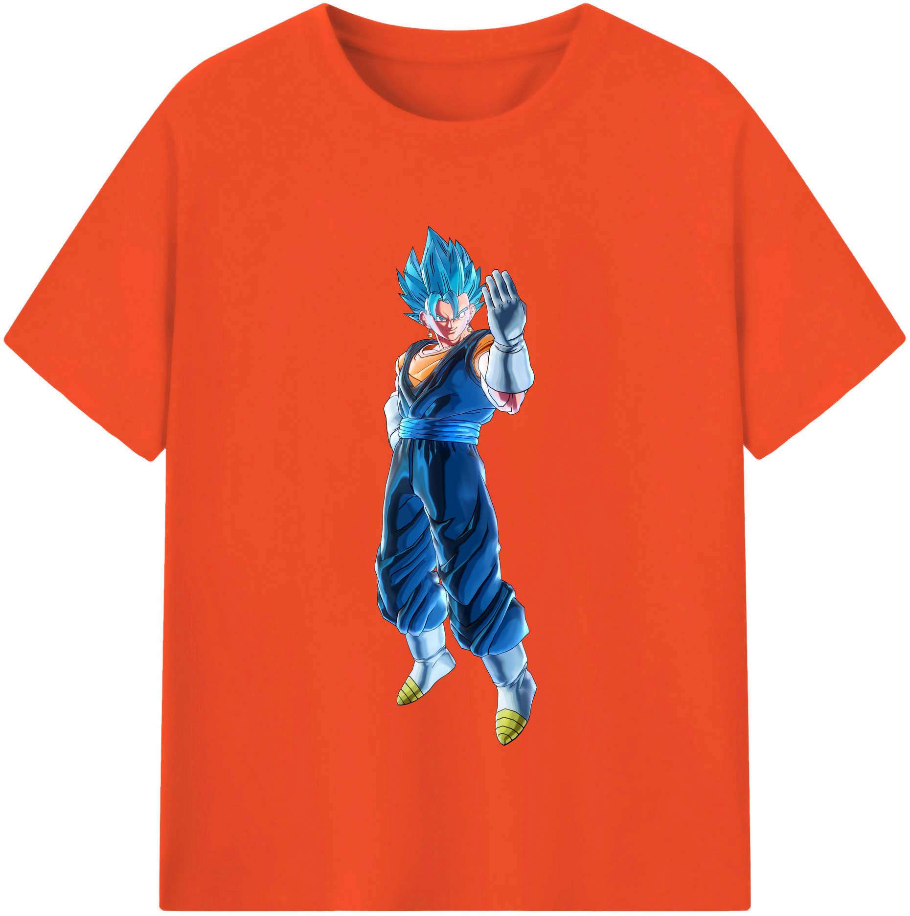 （画像用） ドラゴンボール ベジット DRAGON BALL Vegetto 綿100％半袖Tシャツ（フロントプリント）