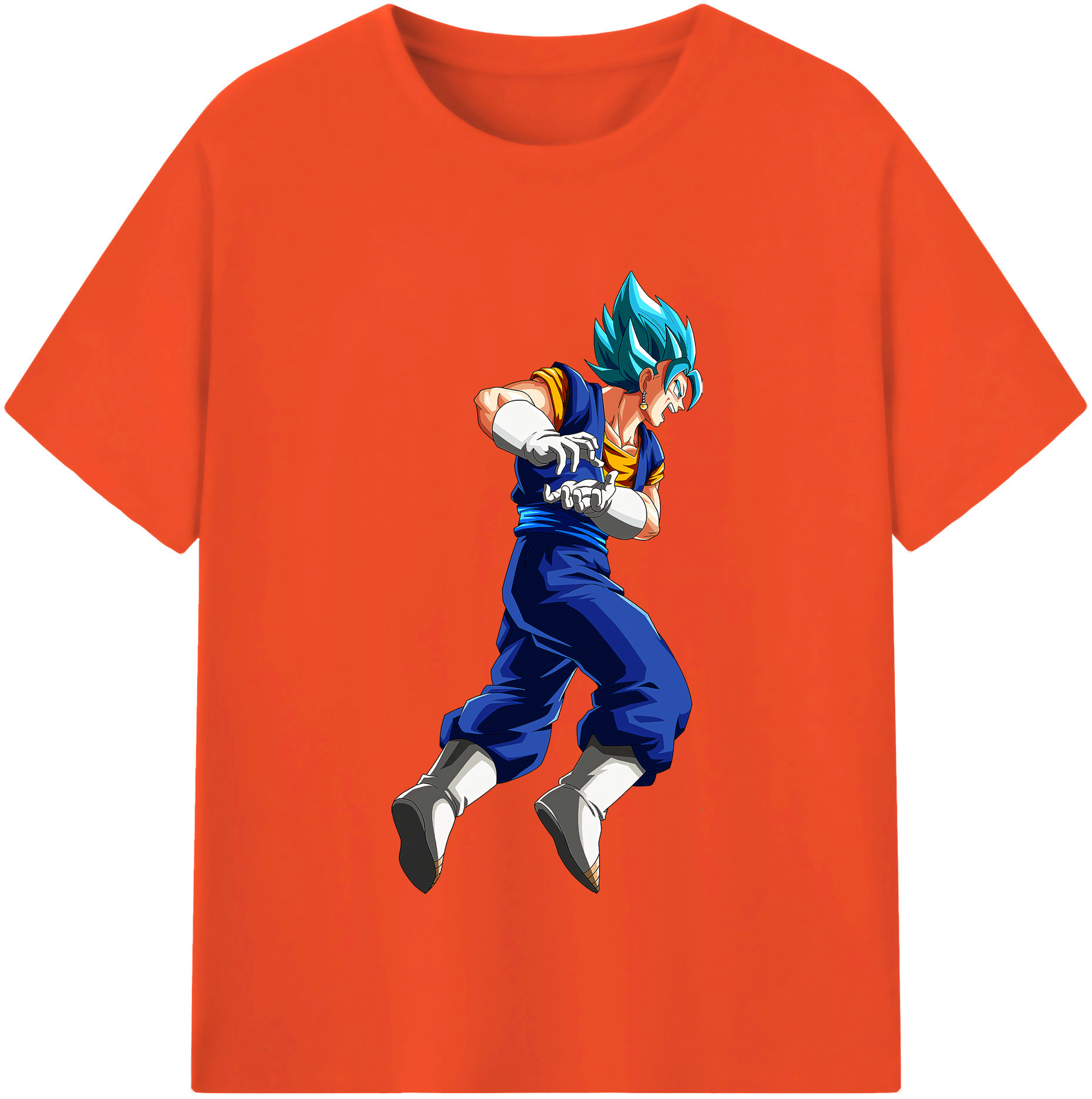 （画像用） ドラゴンボール ベジット DRAGON BALL Vegetto 綿100％半袖Tシャツ（フロントプリント）