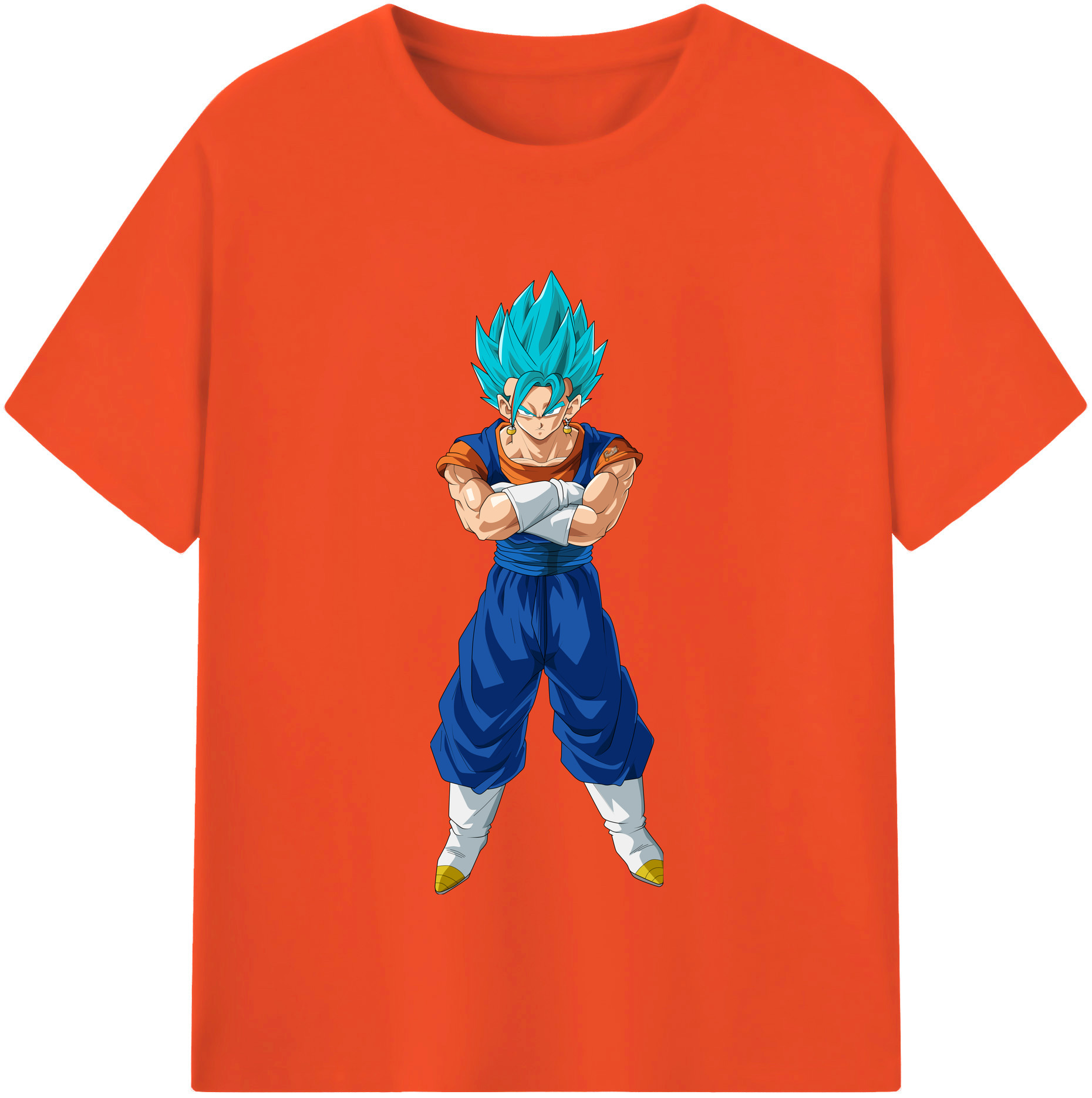 （画像用） ドラゴンボール ベジット DRAGON BALL Vegetto 綿100％半袖Tシャツ（フロントプリント）