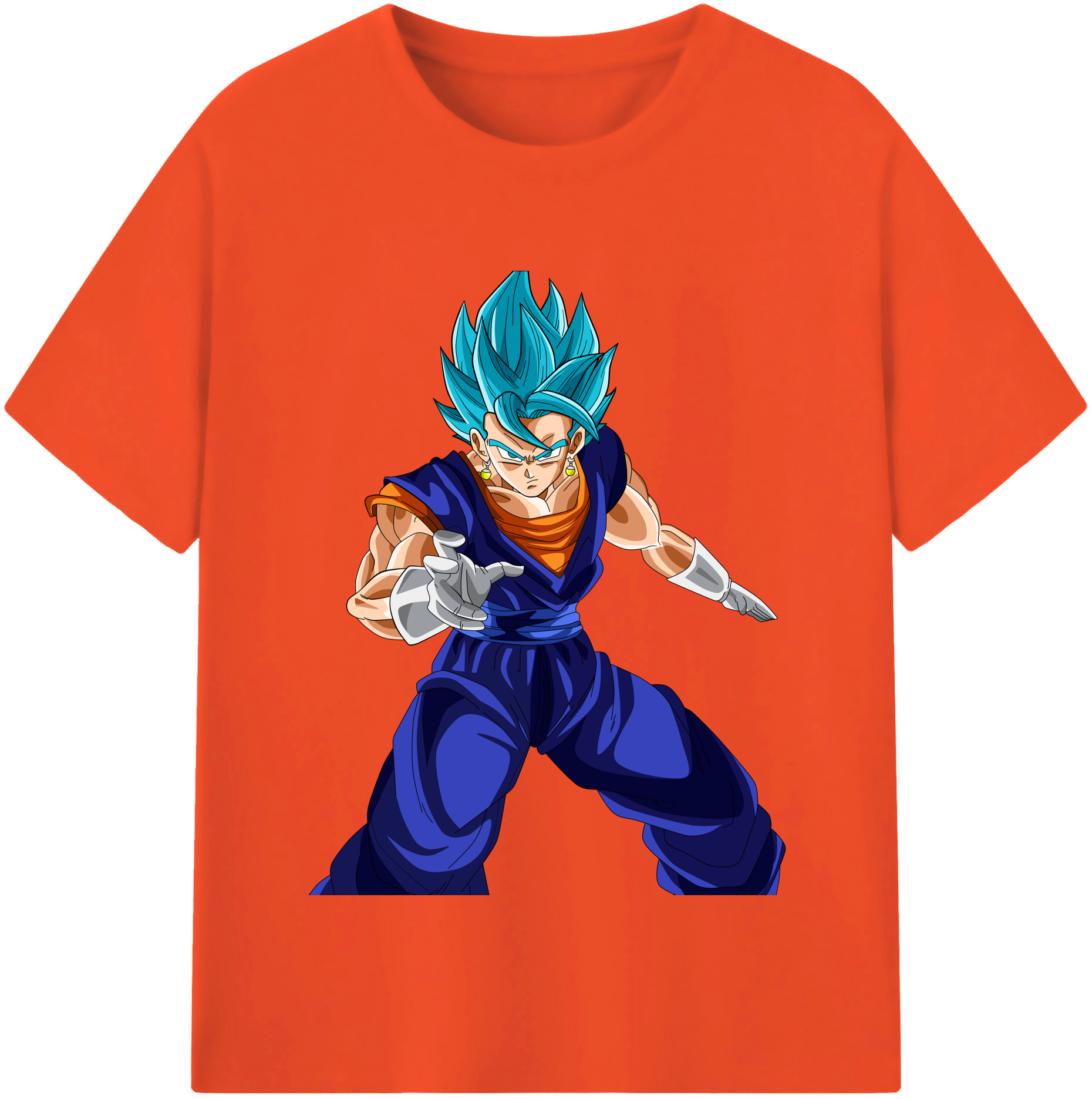 （画像用） ドラゴンボール ベジット DRAGON BALL Vegetto 綿100％半袖Tシャツ（フロントプリント）