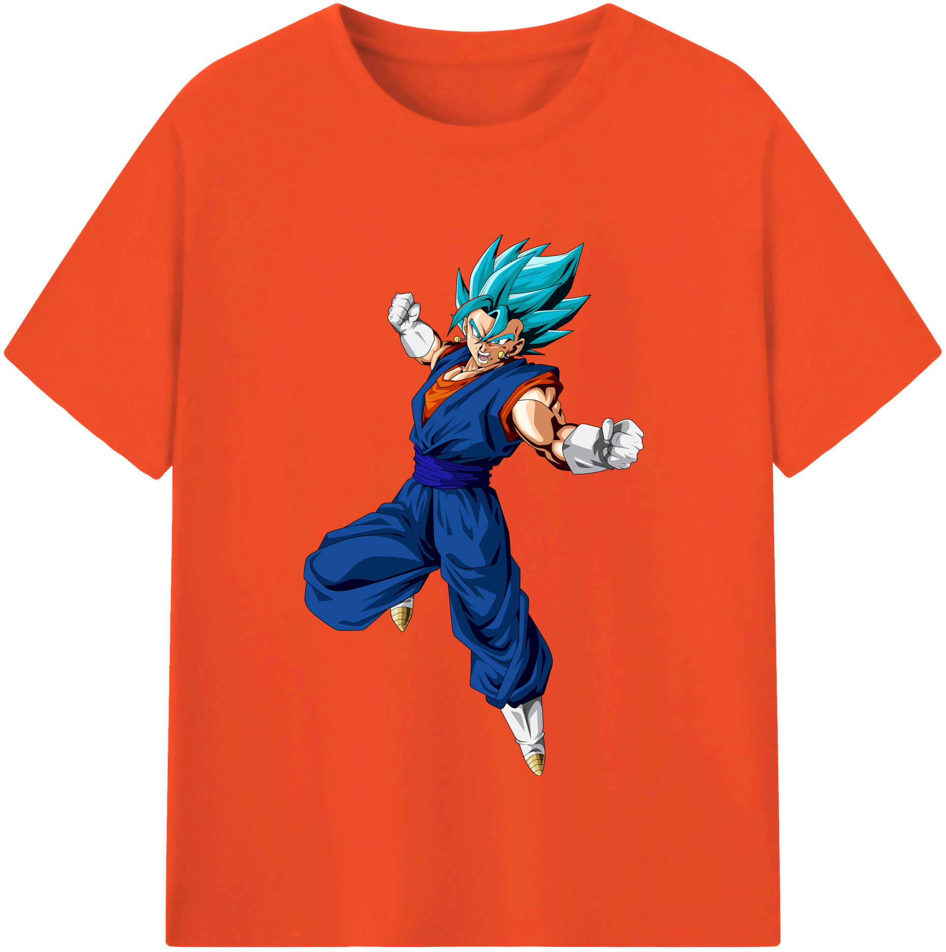（画像用） ドラゴンボール ベジット DRAGON BALL Vegetto 綿100％半袖Tシャツ（フロントプリント）