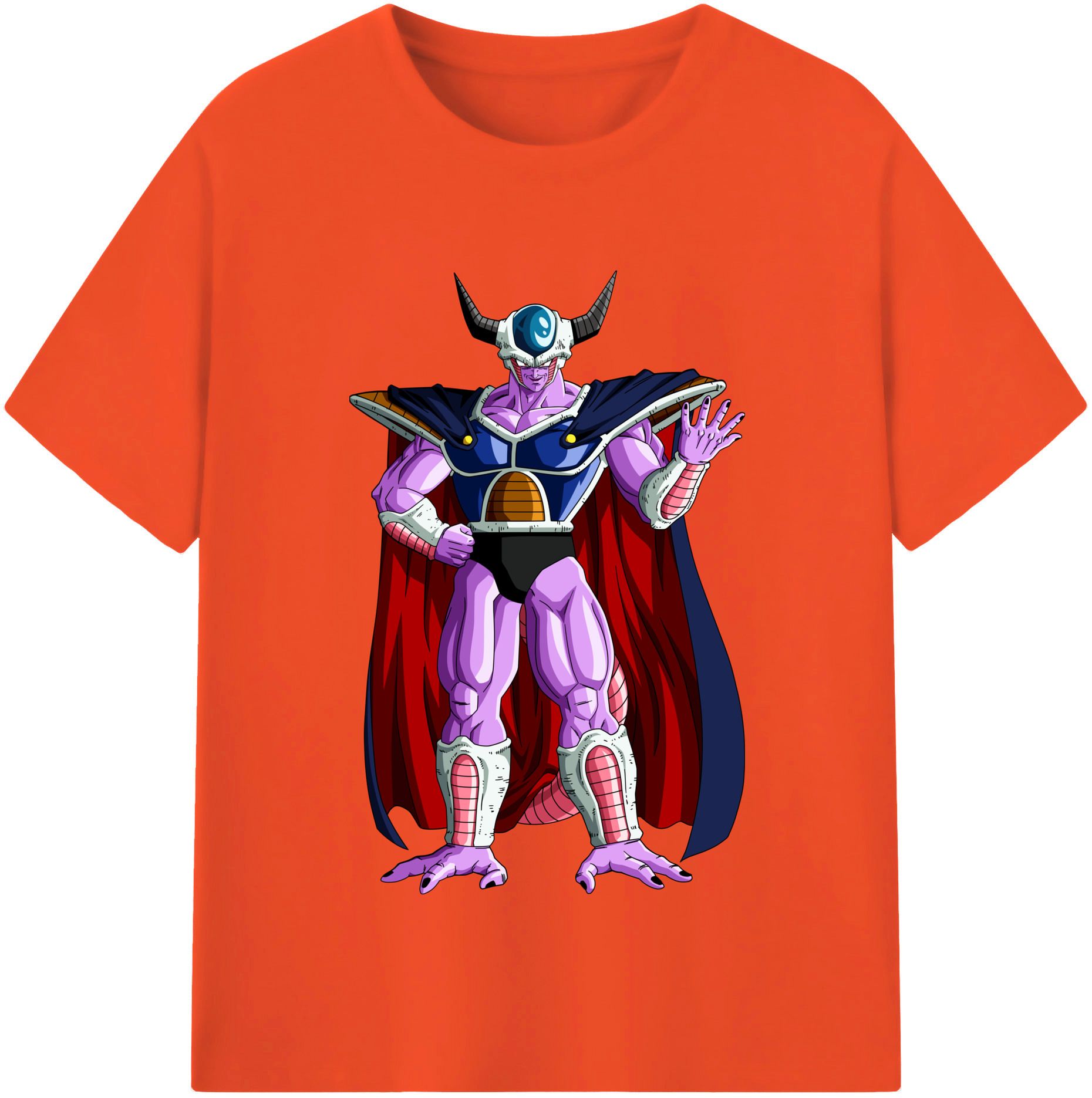 （画像用） ドラゴンボール コルド大王 DRAGON BALL King Cold 綿100％半袖Tシャツ（フロントプリント）