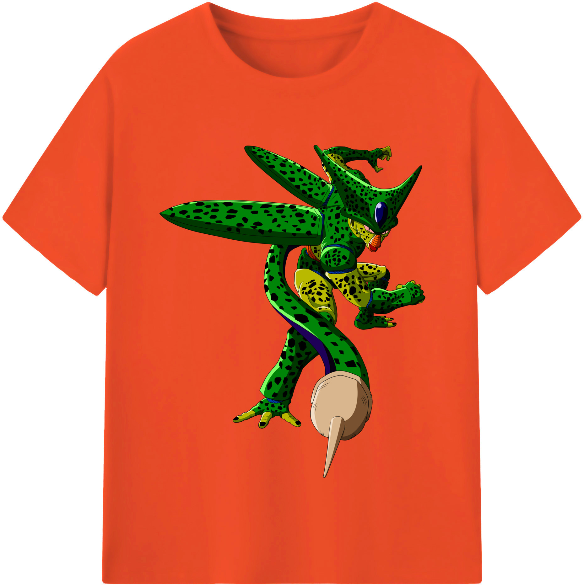 （画像用） ドラゴンボール セル DRAGON BALL Cell 綿100％半袖Tシャツ（フロントプリント）