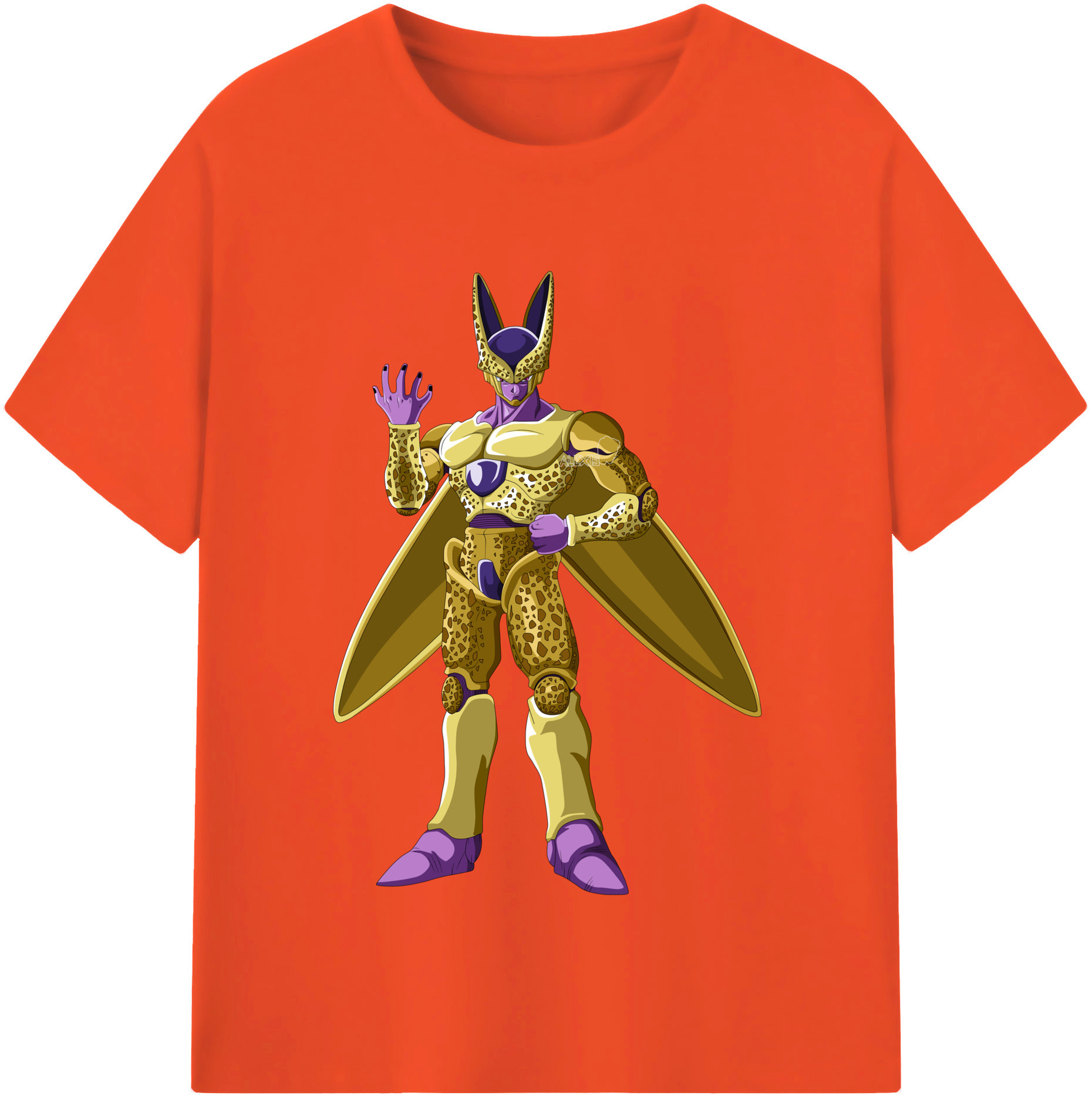 （画像用） ドラゴンボール セル DRAGON BALL Cell 綿100％半袖Tシャツ（フロントプリント）