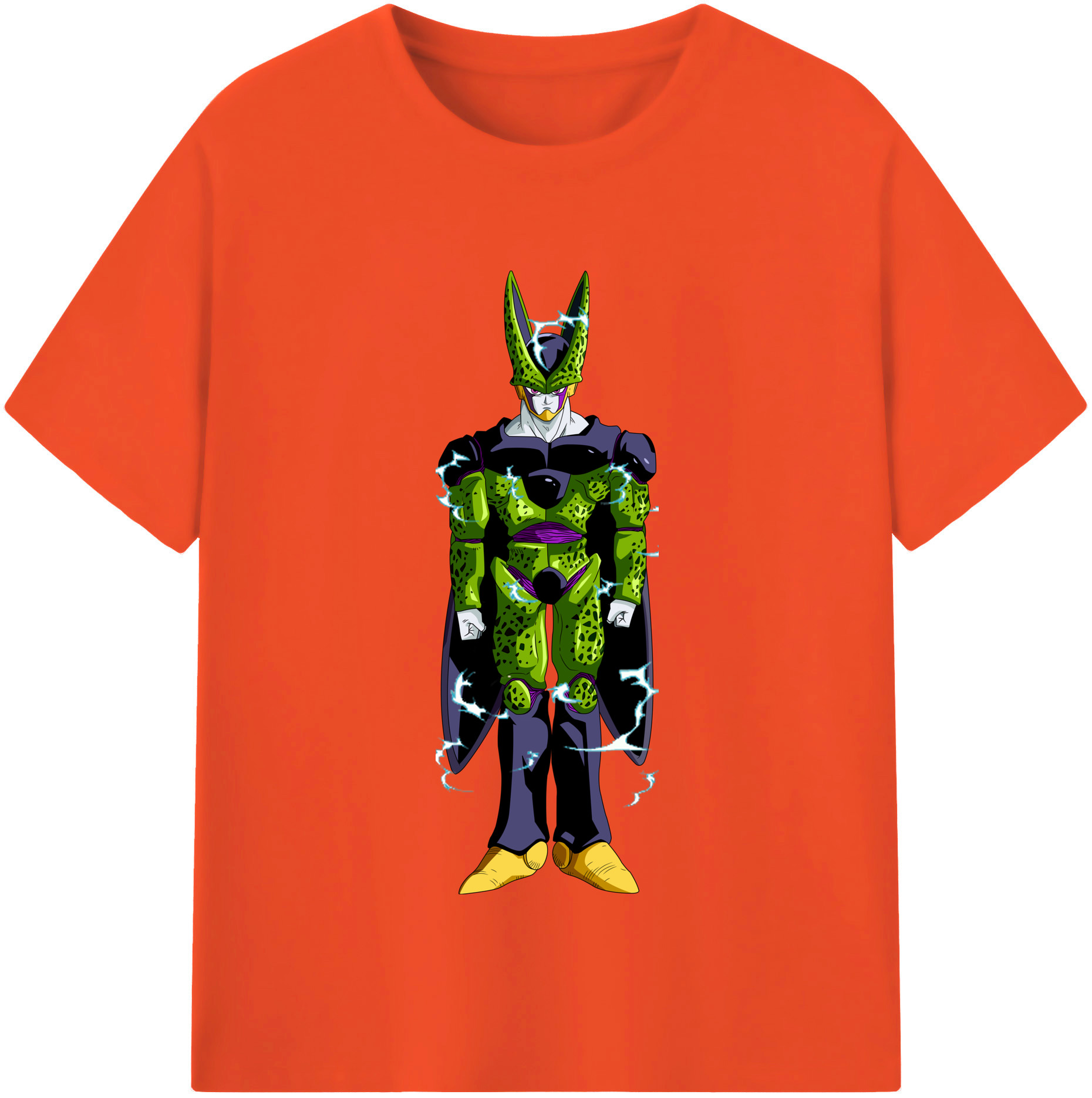 （画像用） ドラゴンボール セル DRAGON BALL Cell 綿100％半袖Tシャツ（フロントプリント）