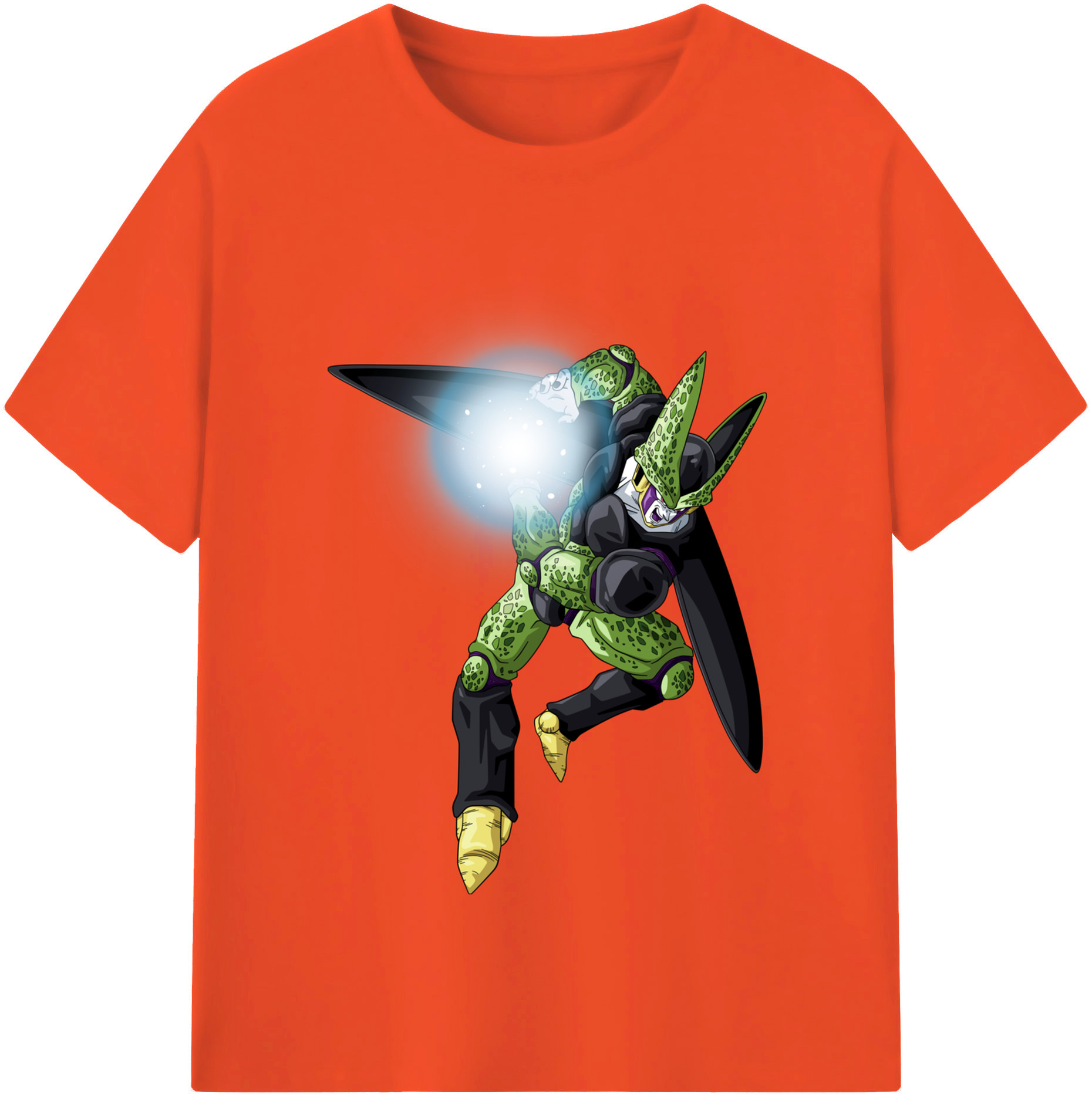 （画像用） ドラゴンボール セル DRAGON BALL Cell 綿100％半袖Tシャツ（フロントプリント）