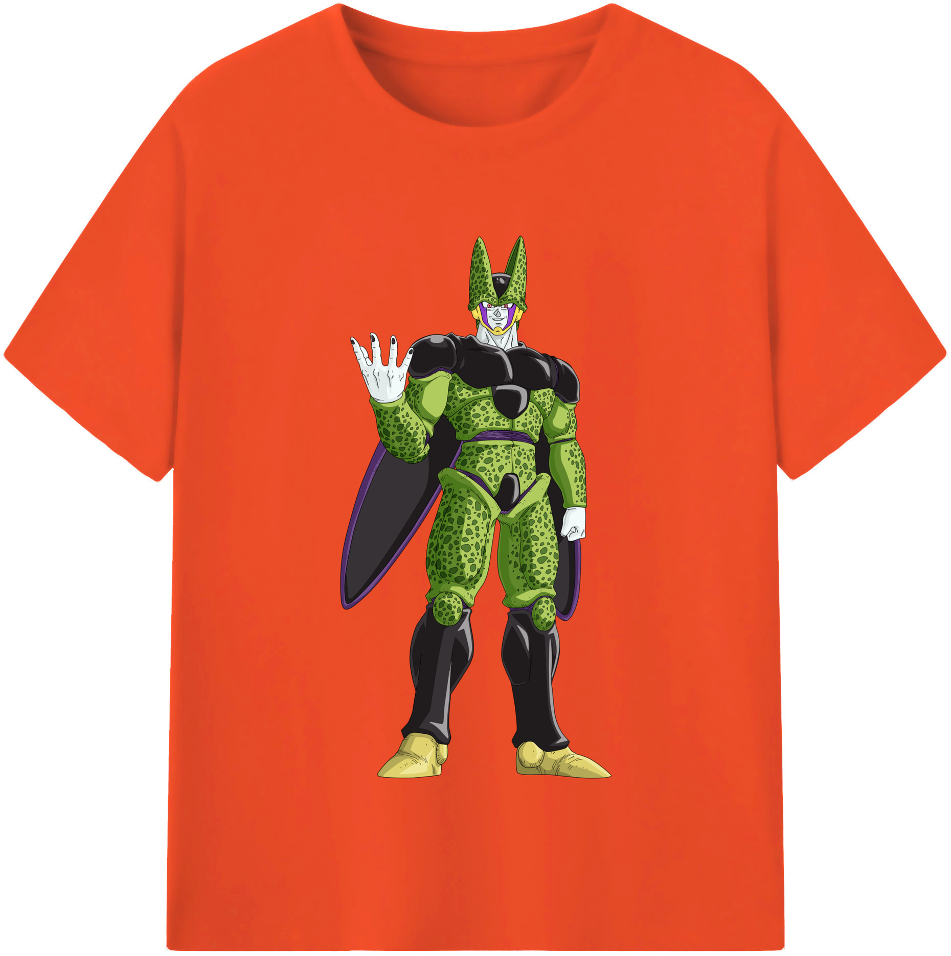 （画像用） ドラゴンボール セル DRAGON BALL Cell 綿100％半袖Tシャツ（フロントプリント）