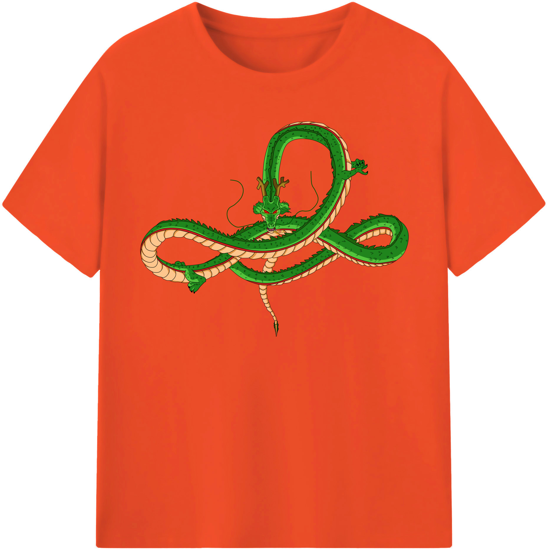 （画像用） ドラゴンボール 神龍 シェンロン DRAGON BALL Shenron 綿100％半袖Tシャツ（フロントプリント）