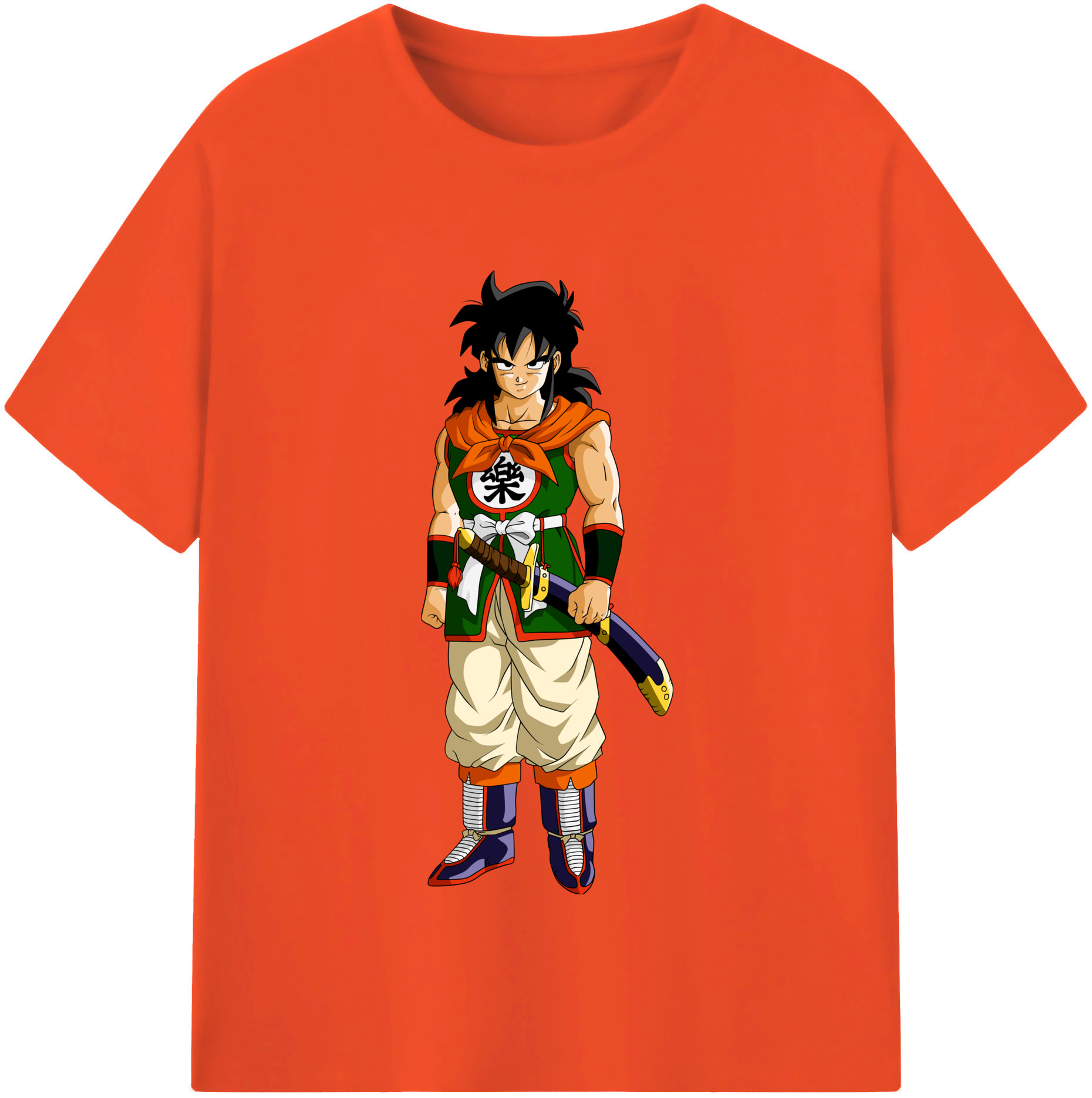（画像用） ドラゴンボール ヤムチャ DRAGON BALL Yamcha 綿100％半袖Tシャツ（フロントプリント）