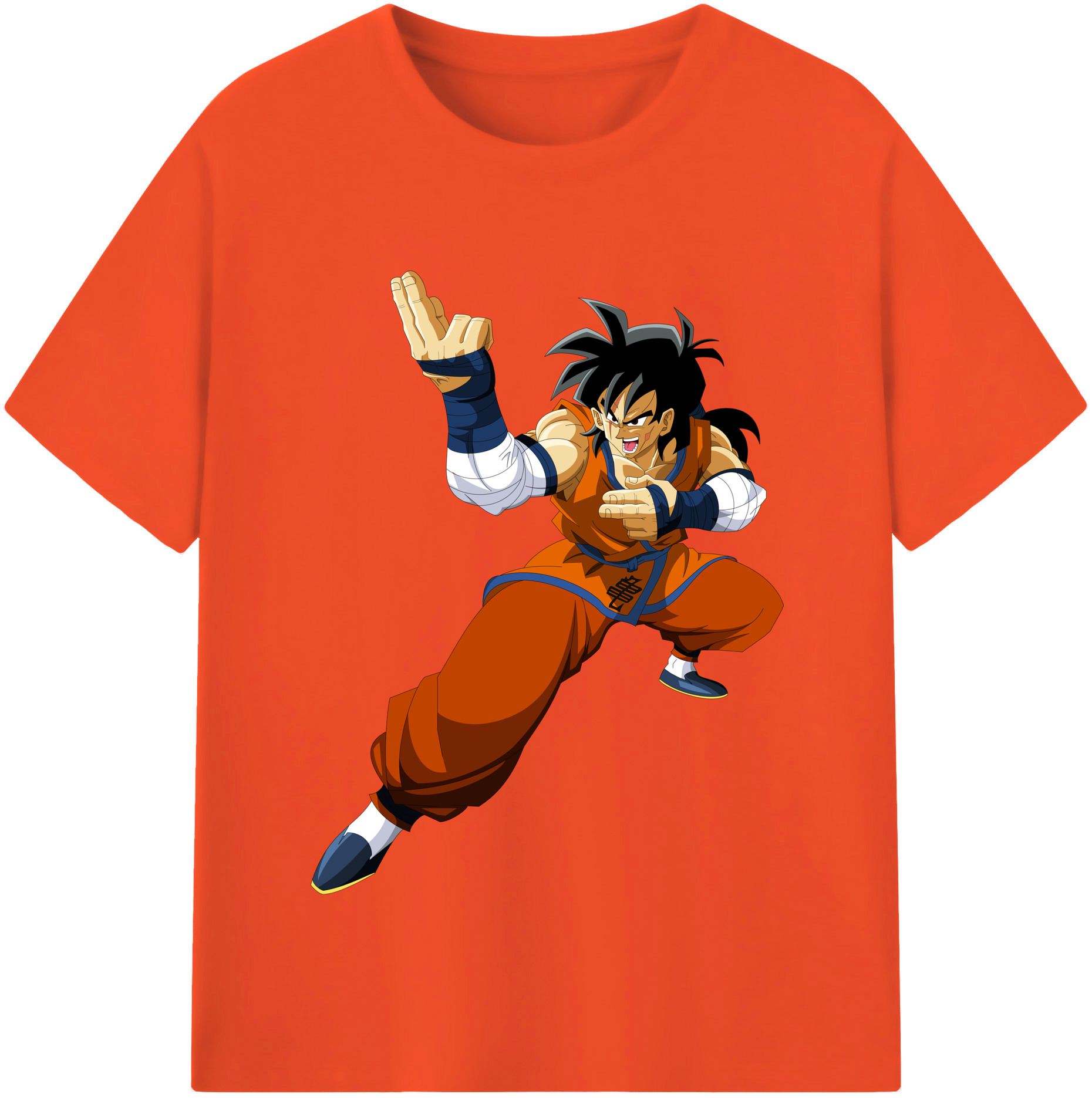 （画像用） ドラゴンボール ヤムチャ DRAGON BALL Yamcha 綿100％半袖Tシャツ（フロントプリント）