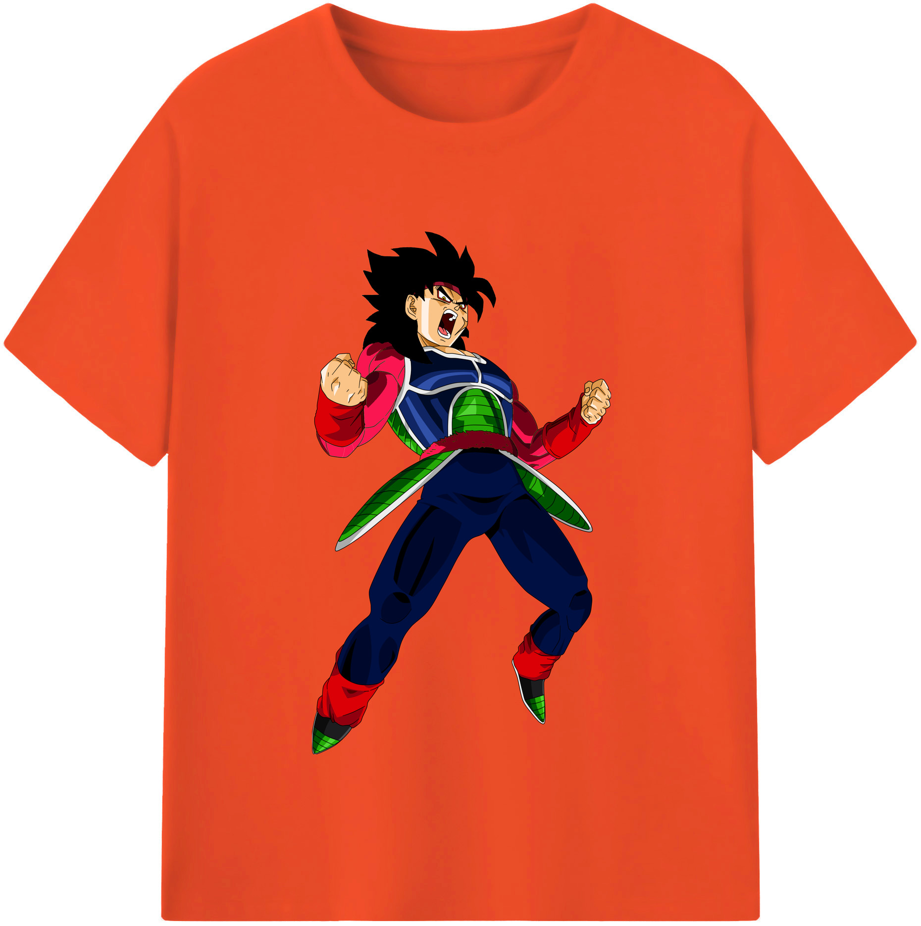 （画像用） ドラゴンボール バーダック DRAGON BALL Burdock 綿100％半袖Tシャツ（フロントプリント）