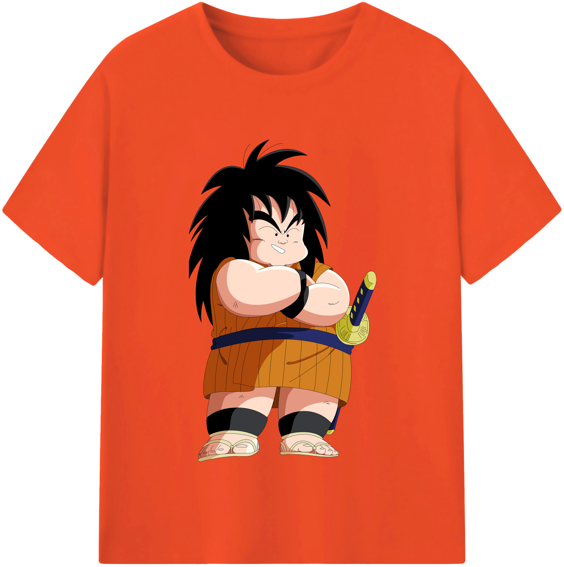 （画像用） ドラゴンボール やじろべえ DRAGON BALL Yajirobe 綿100％半袖Tシャツ（フロントプリント）