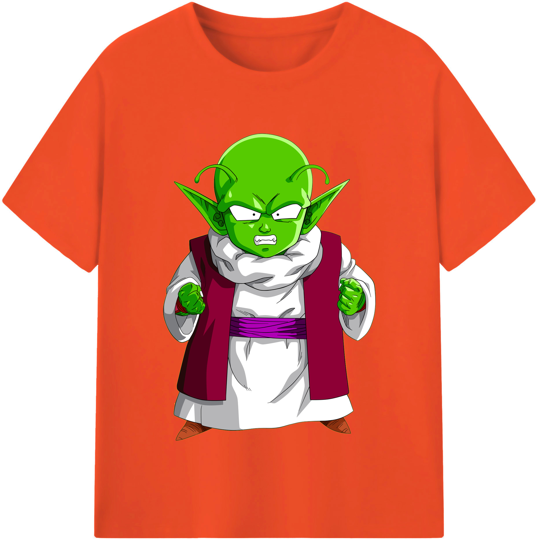 （画像用） ドラゴンボール ピッコロ DRAGON BALL Piccolo 綿100％半袖Tシャツ（フロントプリント）