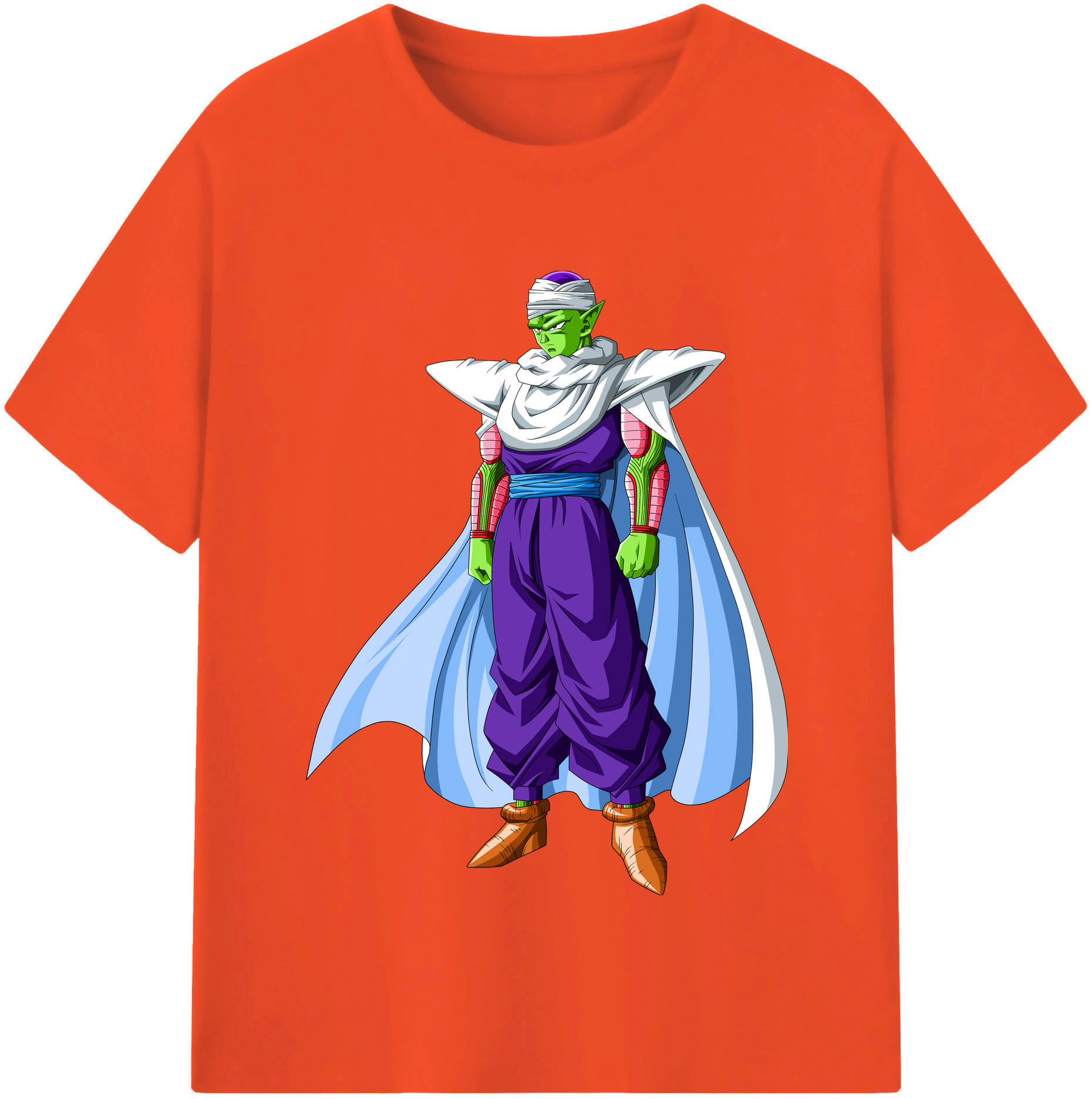 （画像用） ドラゴンボール ピッコロ DRAGON BALL Piccolo 綿100％半袖Tシャツ（フロントプリント）