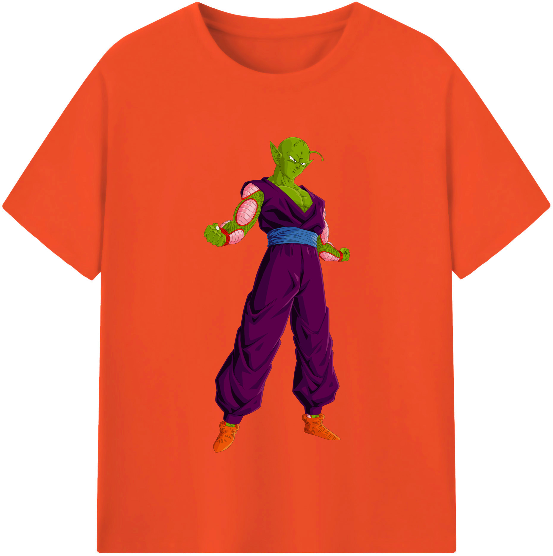 （画像用） ドラゴンボール ピッコロ DRAGON BALL Piccolo 綿100％半袖Tシャツ（フロントプリント）