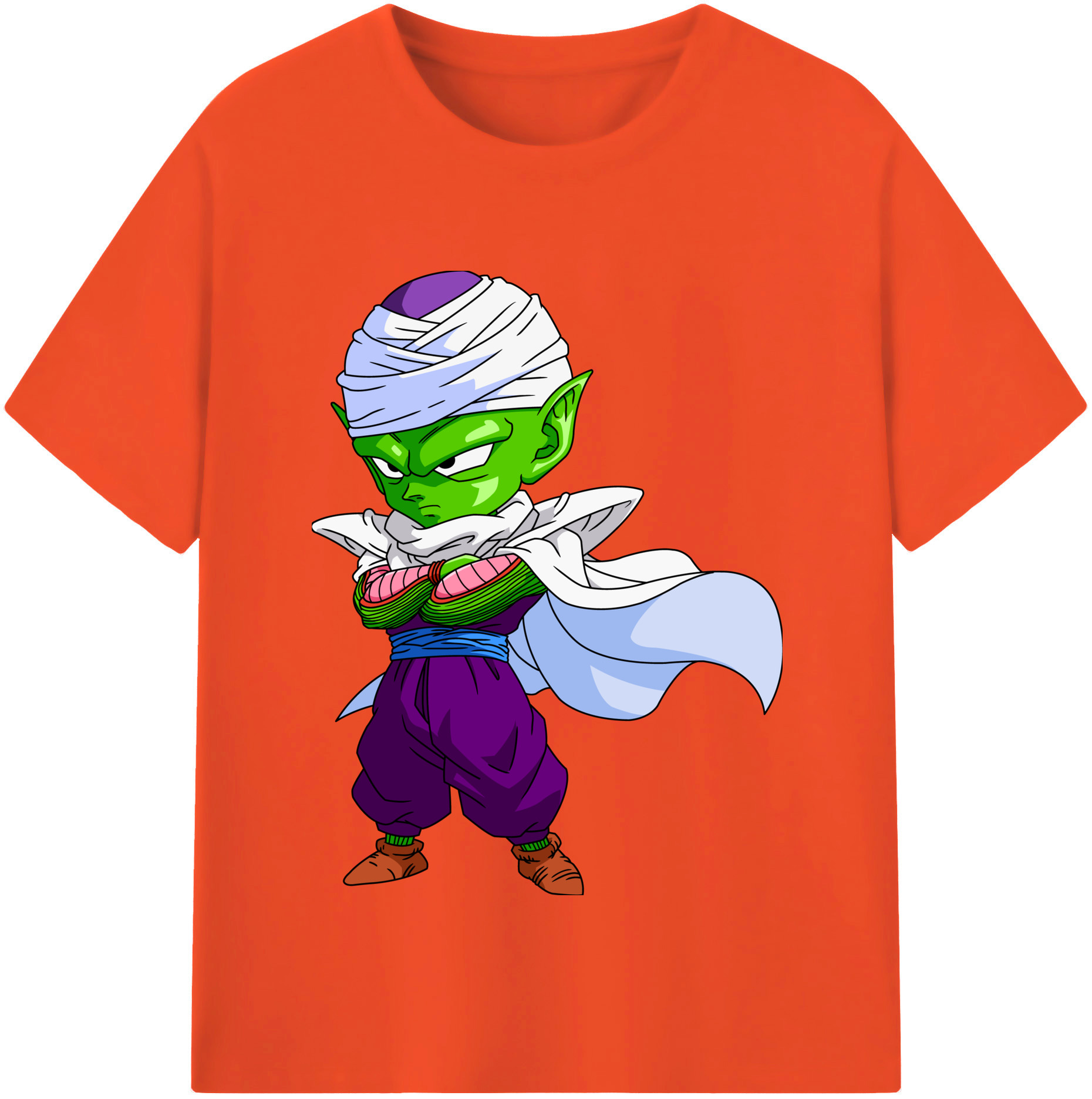 （画像用） ドラゴンボール ピッコロ DRAGON BALL Piccolo 綿100％半袖Tシャツ（フロントプリント）