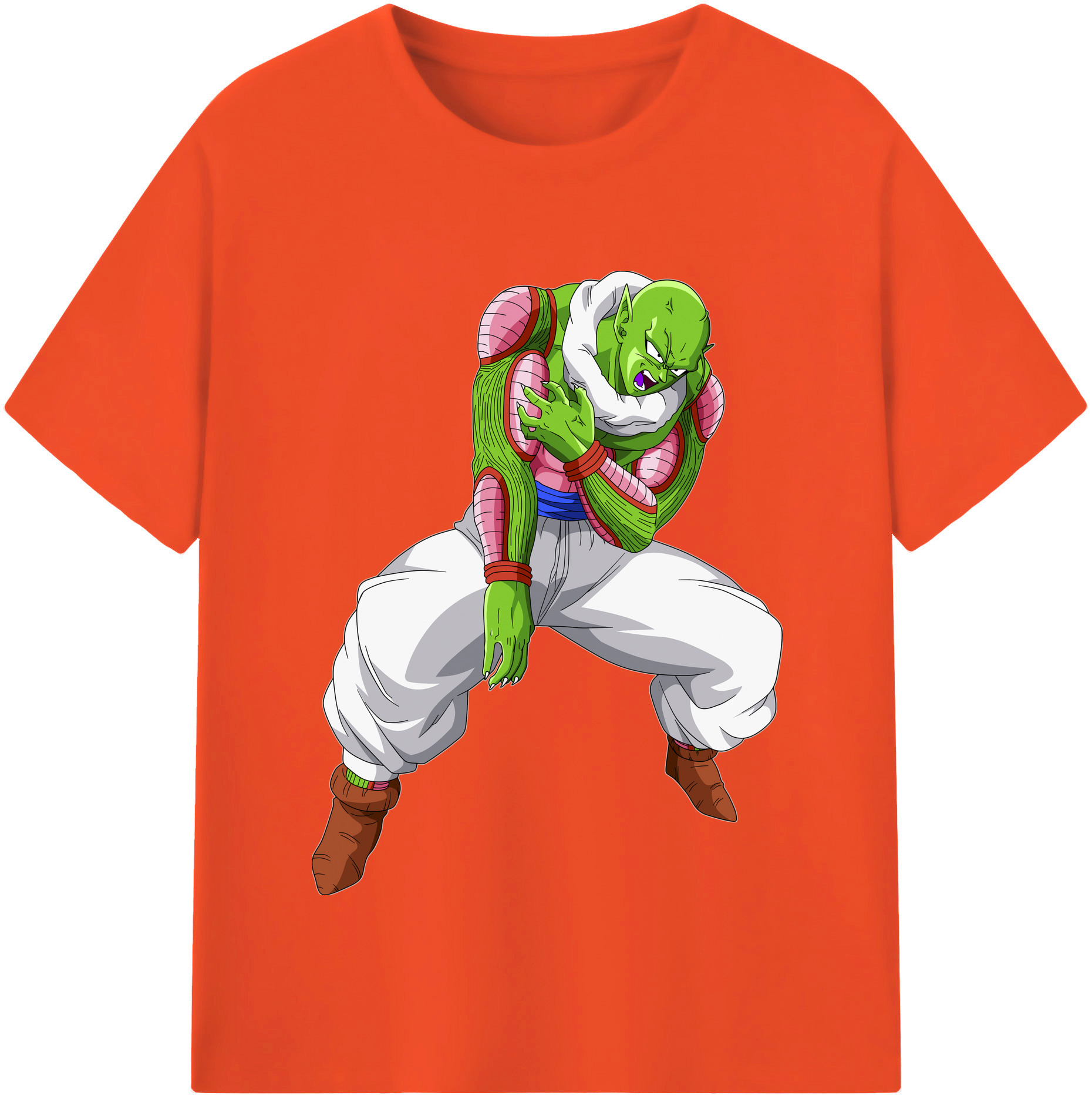 （画像用） ドラゴンボール ピッコロ DRAGON BALL Piccolo 綿100％半袖Tシャツ（フロントプリント）