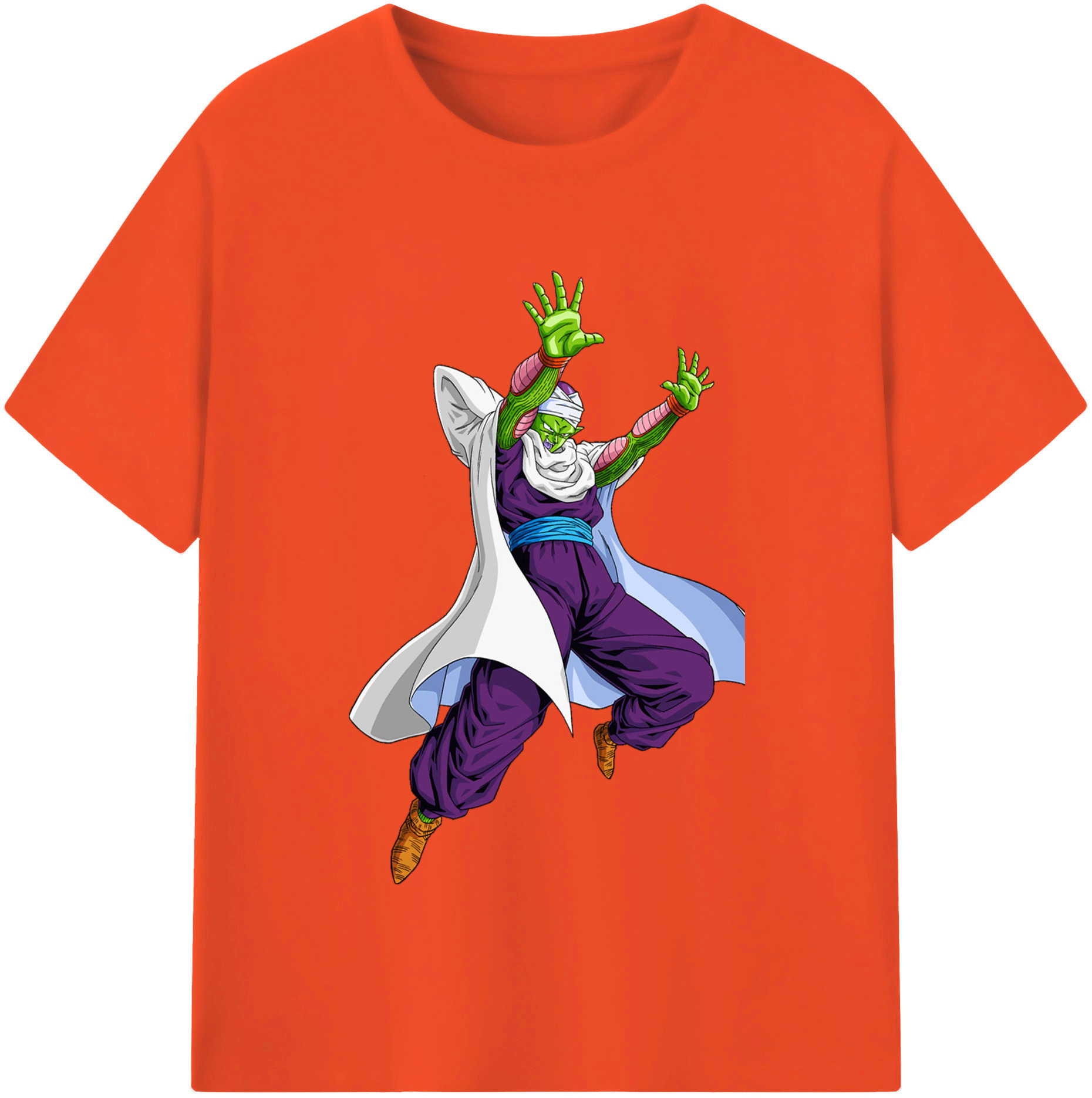 （画像用） ドラゴンボール ピッコロ DRAGON BALL Piccolo 綿100％半袖Tシャツ（フロントプリント）