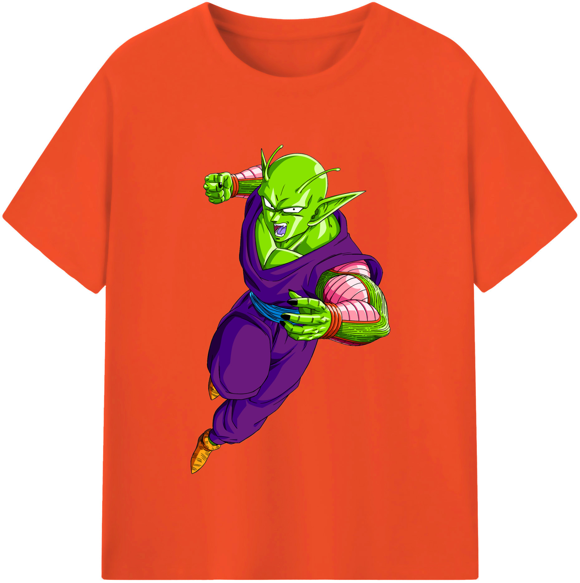 （画像用） ドラゴンボール ピッコロ DRAGON BALL Piccolo 綿100％半袖Tシャツ（フロントプリント）