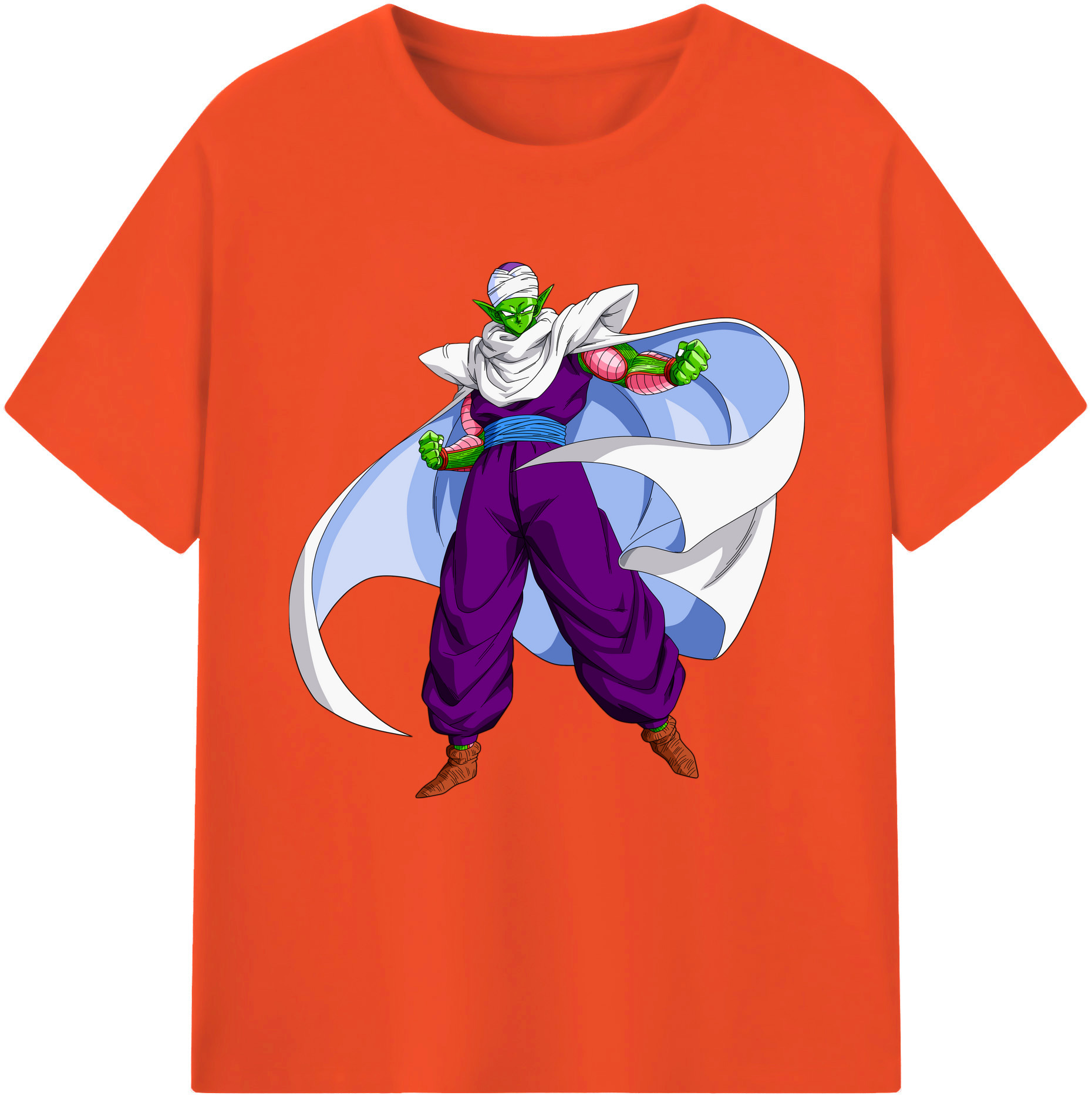 （画像用） ドラゴンボール ピッコロ DRAGON BALL Piccolo 綿100％半袖Tシャツ（フロントプリント）