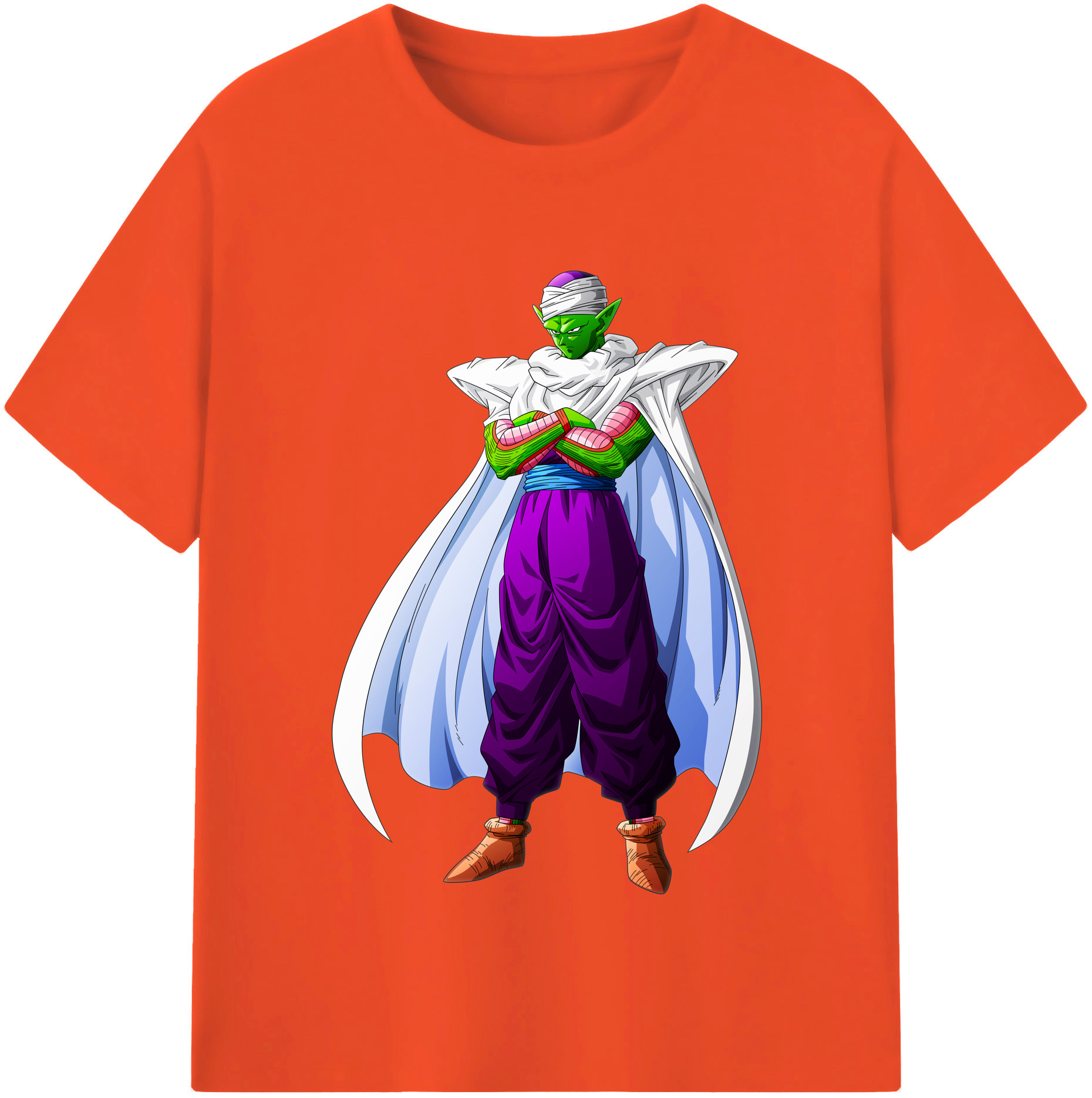 （画像用） ドラゴンボール ピッコロ DRAGON BALL Piccolo 綿100％半袖Tシャツ（フロントプリント）