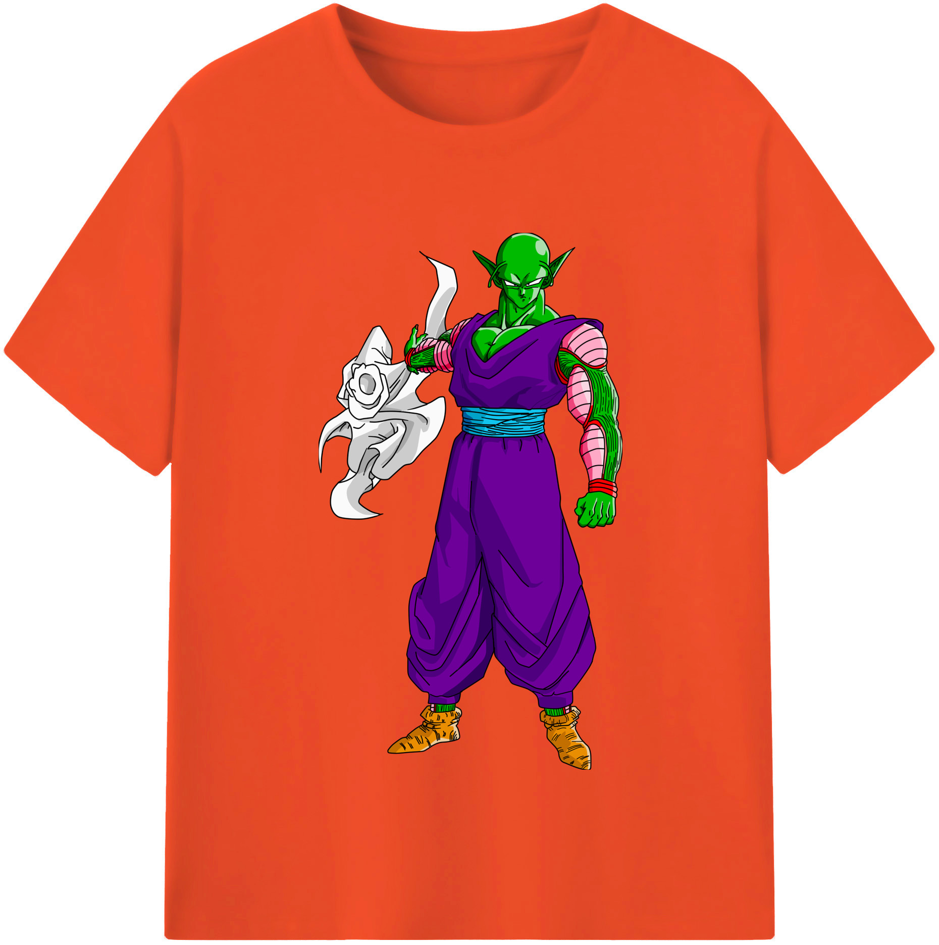 （画像用） ドラゴンボール ピッコロ DRAGON BALL Piccolo 綿100％半袖Tシャツ（フロントプリント）