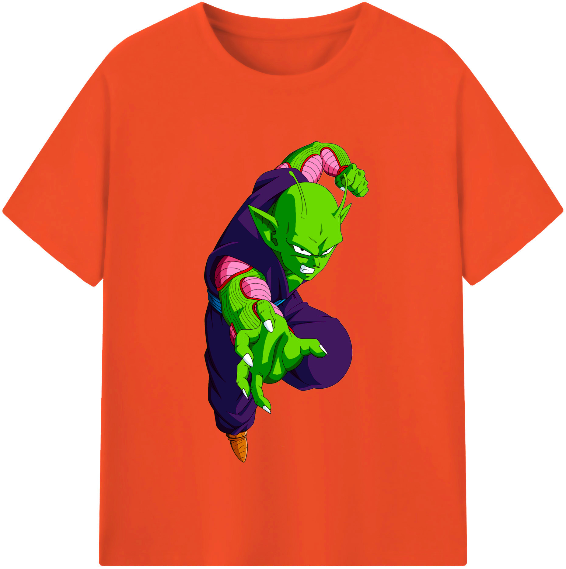 （画像用） ドラゴンボール ピッコロ DRAGON BALL Piccolo 綿100％半袖Tシャツ（フロントプリント）