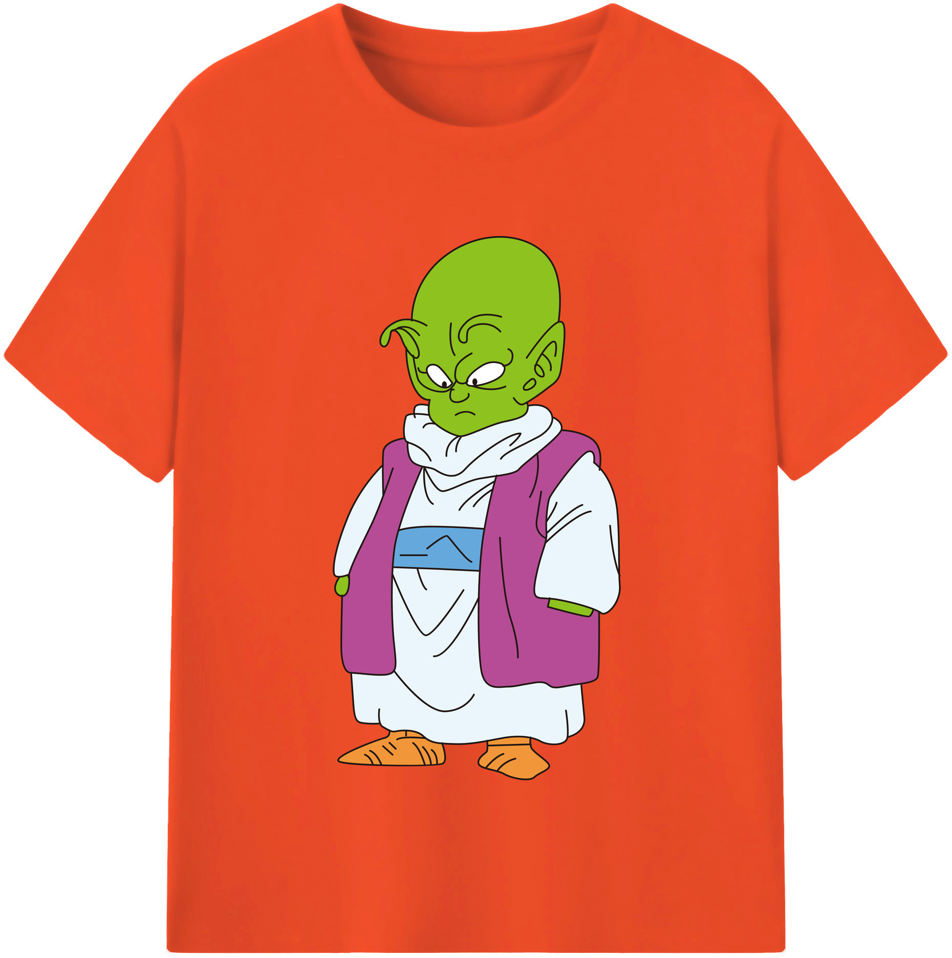 （画像用） ドラゴンボール ピッコロ DRAGON BALL Piccolo 綿100％半袖Tシャツ（フロントプリント）
