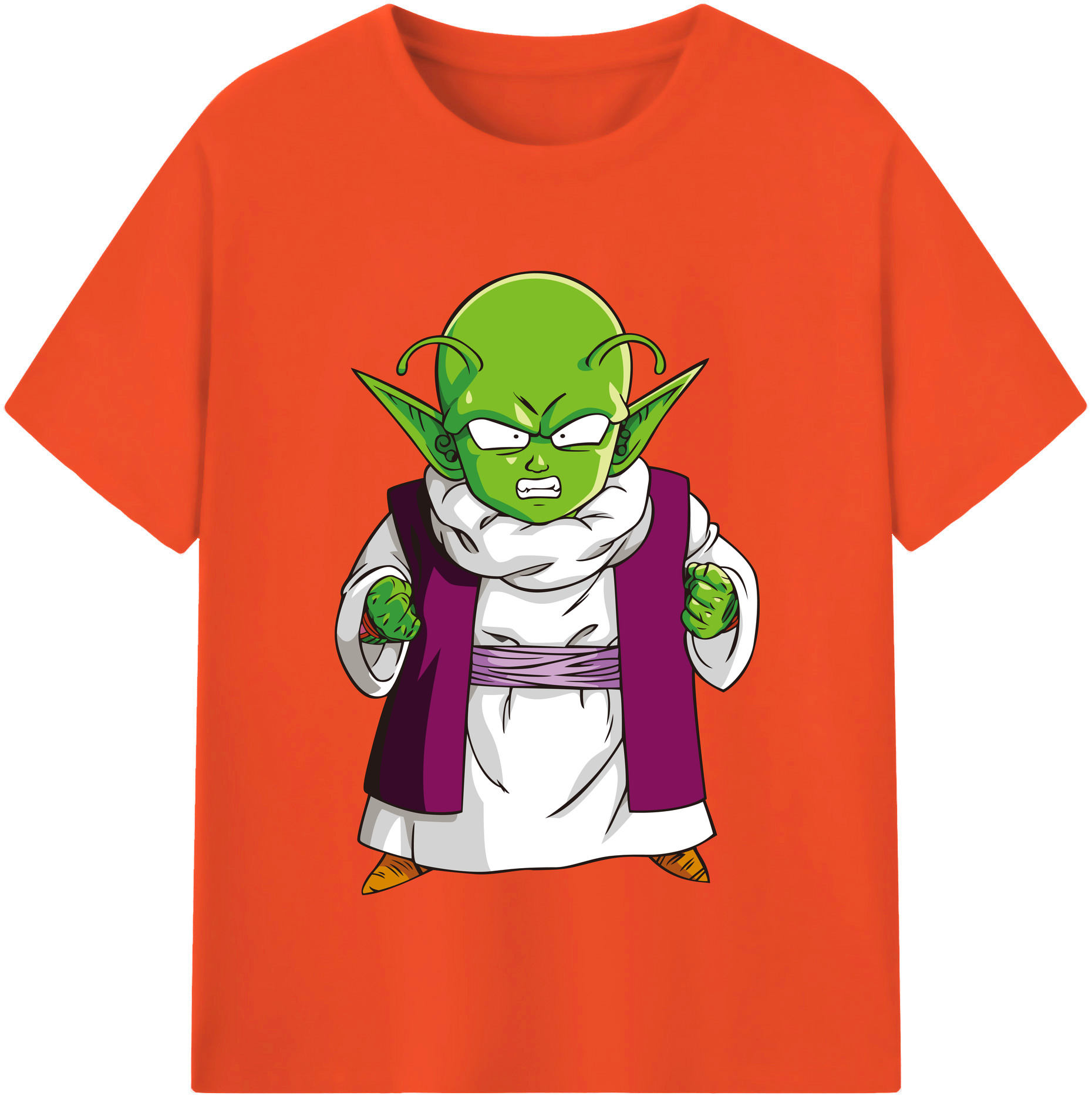 （画像用） ドラゴンボール ピッコロ DRAGON BALL Piccolo 綿100％半袖Tシャツ（フロントプリント）