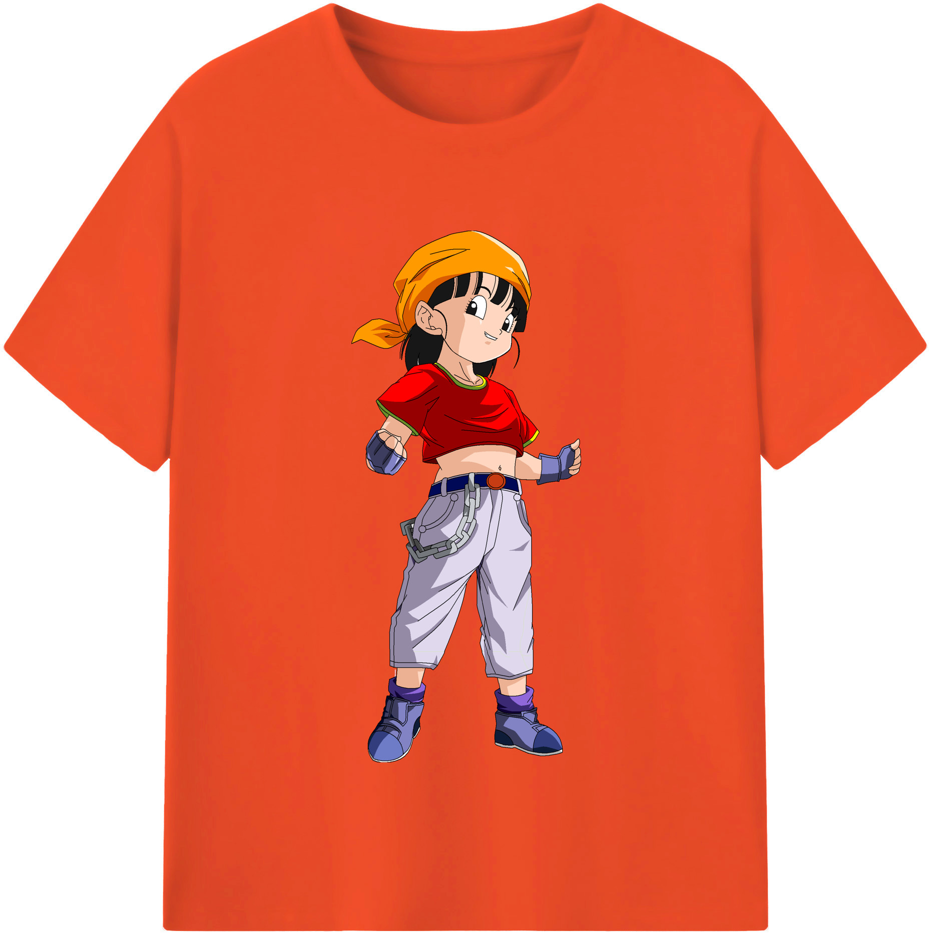 （画像用） ドラゴンボール パン DRAGON BALL Pan 綿100％半袖Tシャツ（フロントプリント）