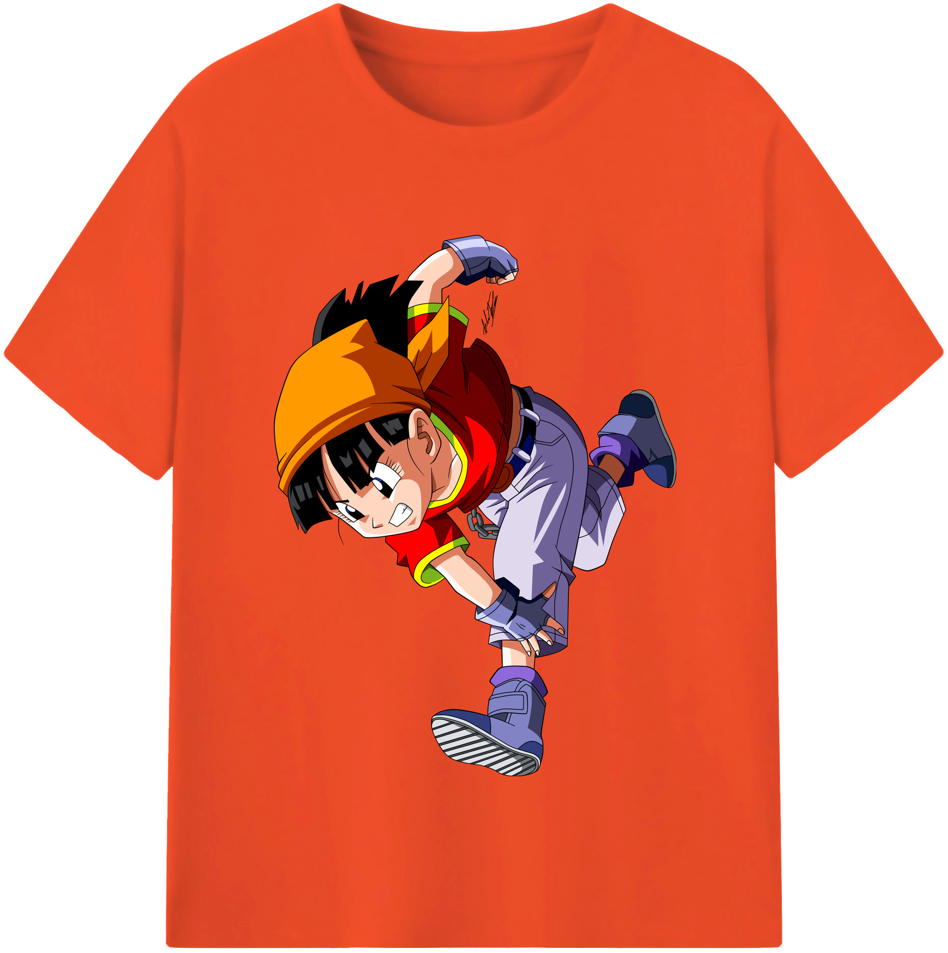 （画像用） ドラゴンボール パン DRAGON BALL Pan 綿100％半袖Tシャツ（フロントプリント）