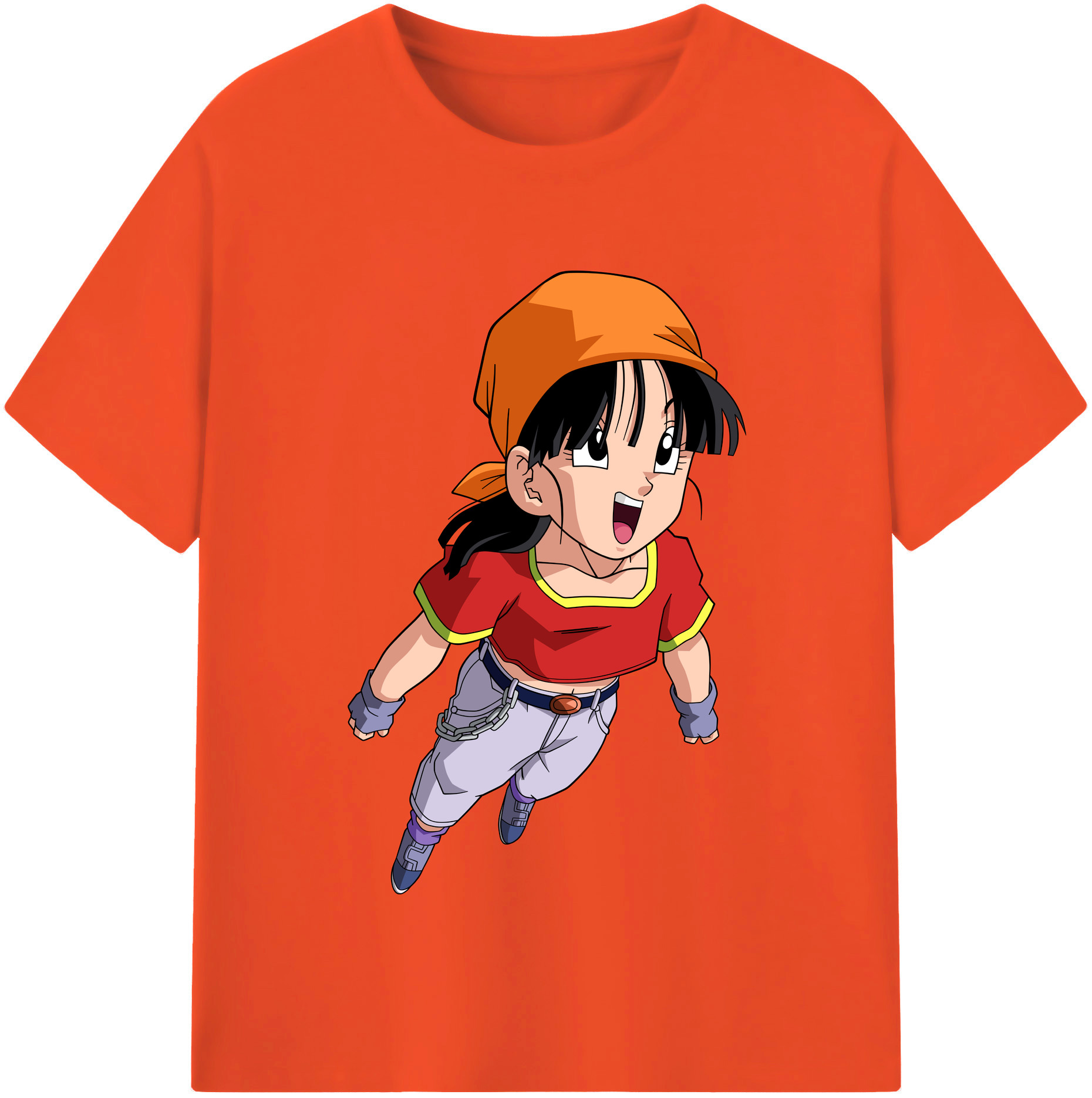 （画像用） ドラゴンボール パン DRAGON BALL Pan 綿100％半袖Tシャツ（フロントプリント）