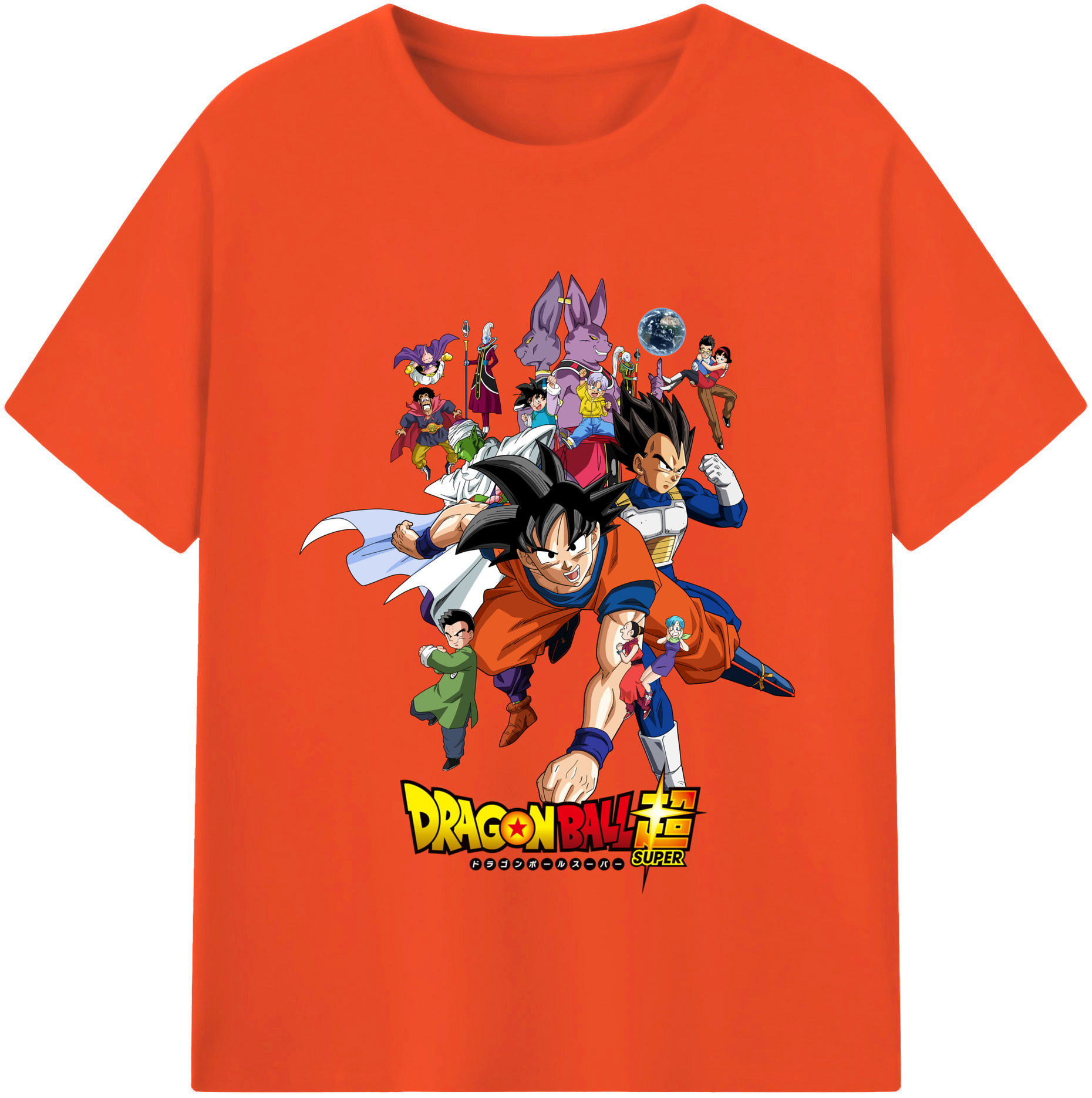 （画像用） ドラゴンボール DRAGON BALL 綿100％半袖Tシャツ（フロントプリント）
