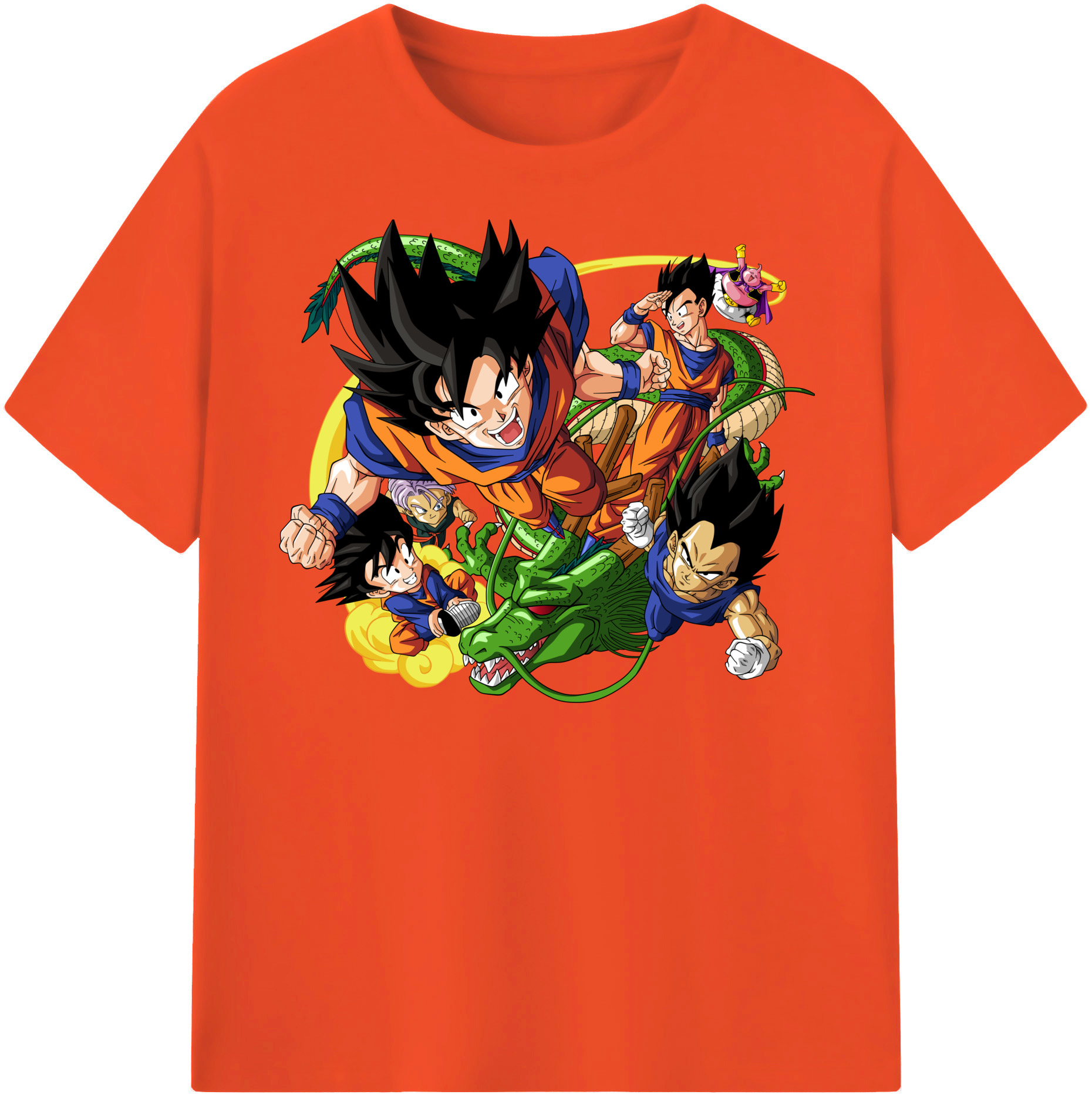 （画像用） ドラゴンボール DRAGON BALL 綿100％半袖Tシャツ（フロントプリント）