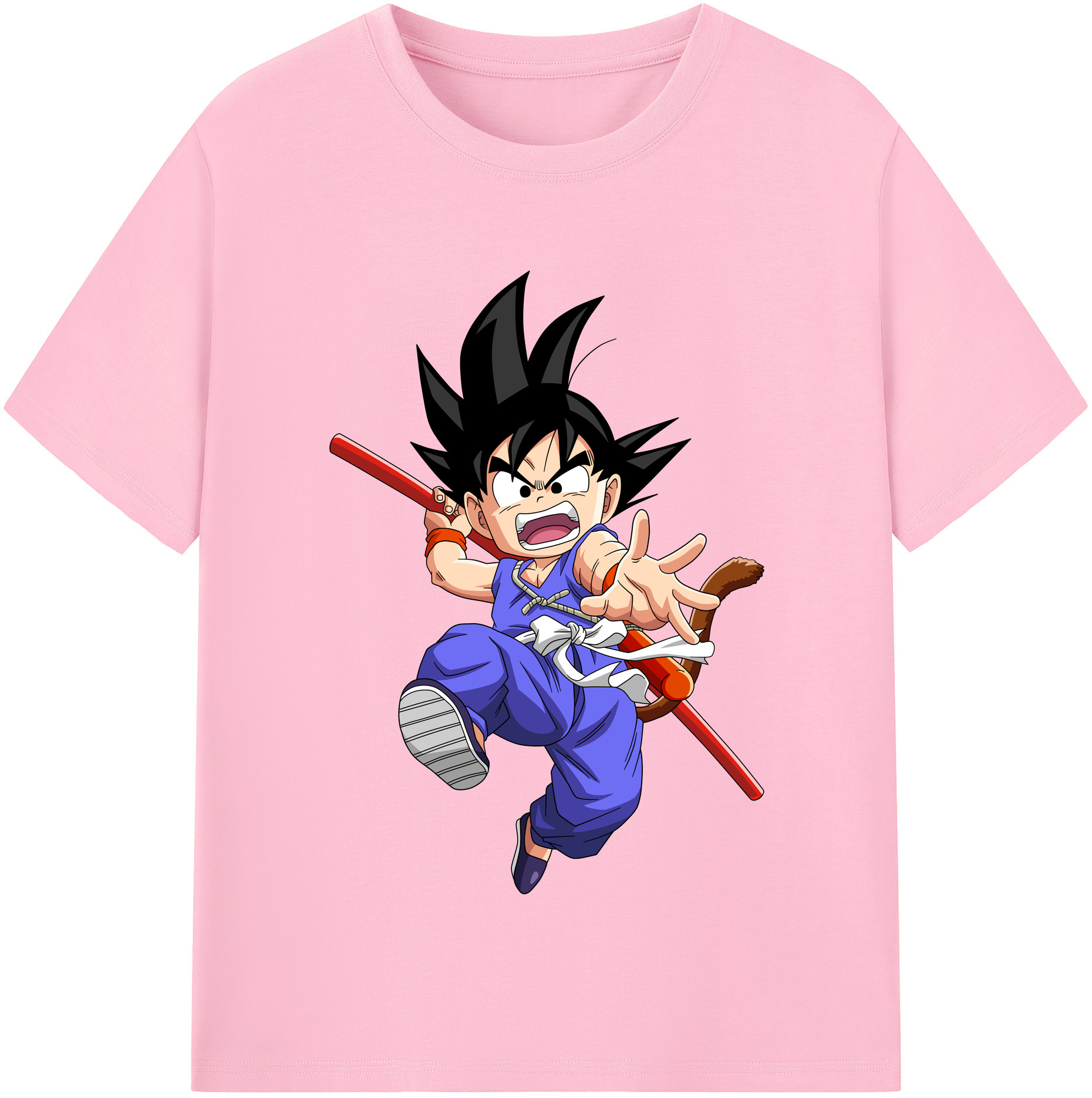 （画像用） ドラゴンボール 孫悟空（そん ごくう）Son Goku カカロット DRAGON BALL Kakarotto 綿100％半袖Tシャツ（フロントプリント）