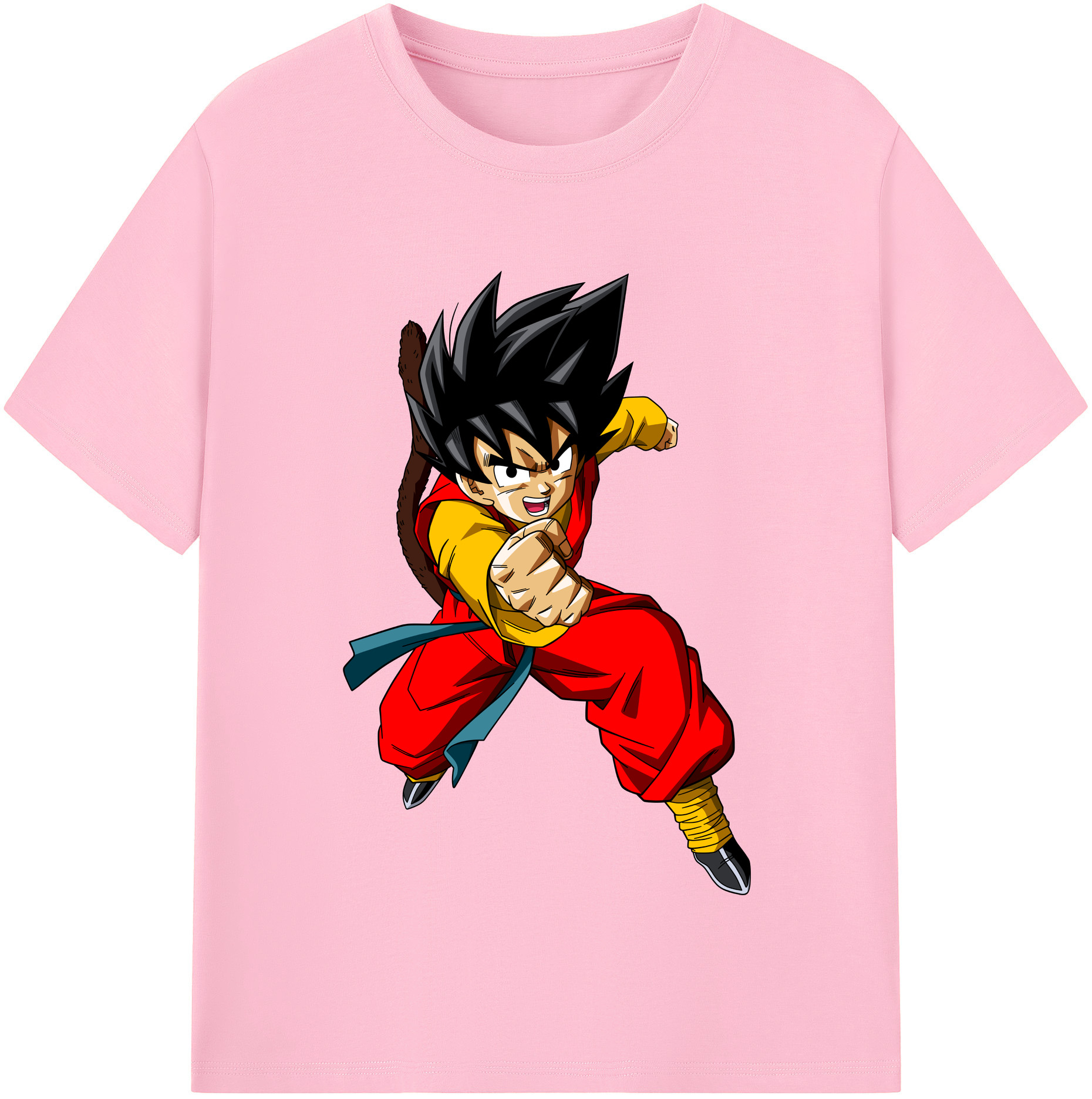 （画像用） ドラゴンボール 孫悟空（そん ごくう）Son Goku カカロット DRAGON BALL Kakarotto 綿100％半袖Tシャツ（フロントプリント）