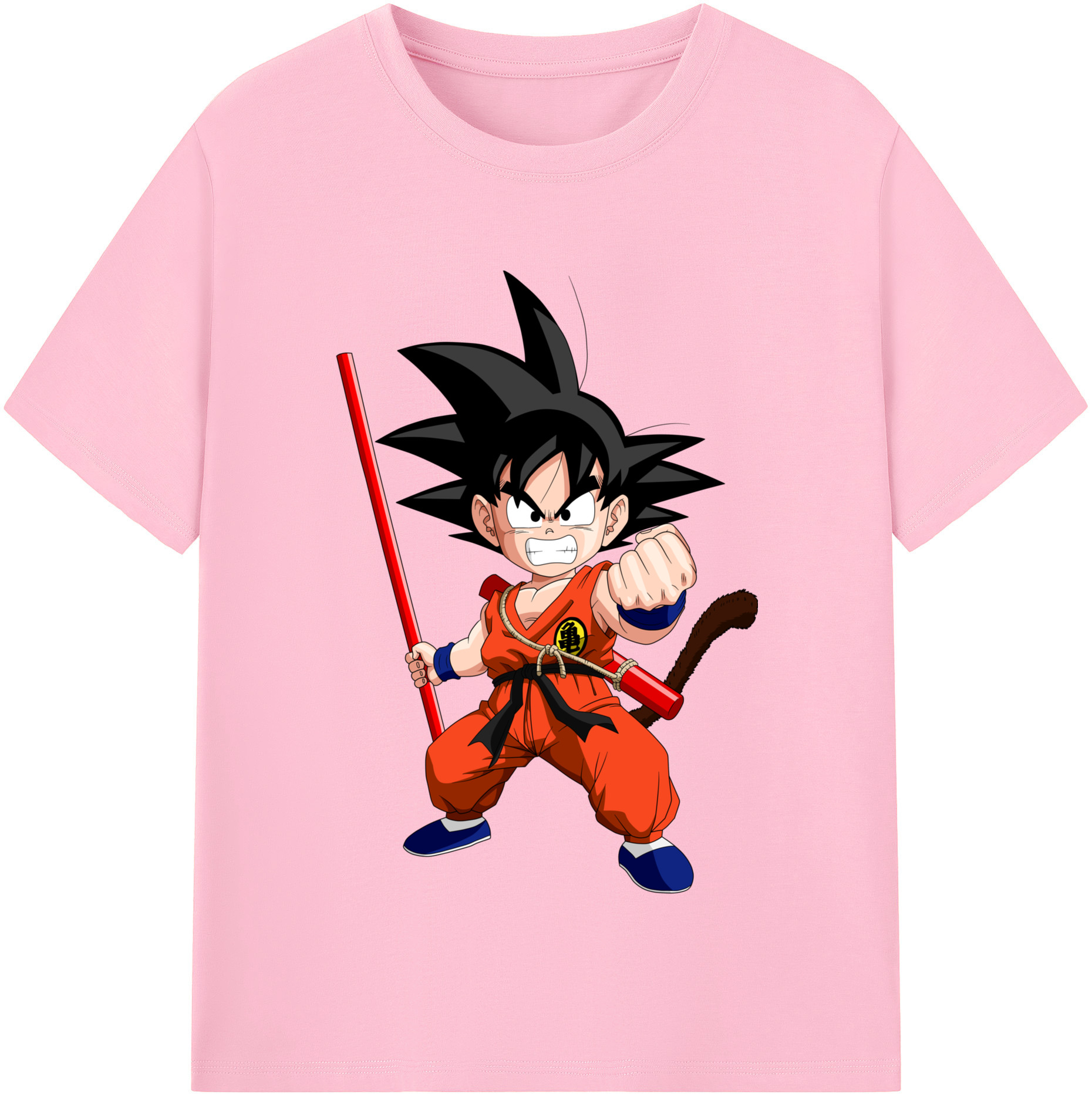（画像用） ドラゴンボール 孫悟空（そん ごくう）Son Goku カカロット DRAGON BALL Kakarotto 綿100％半袖Tシャツ（フロントプリント）