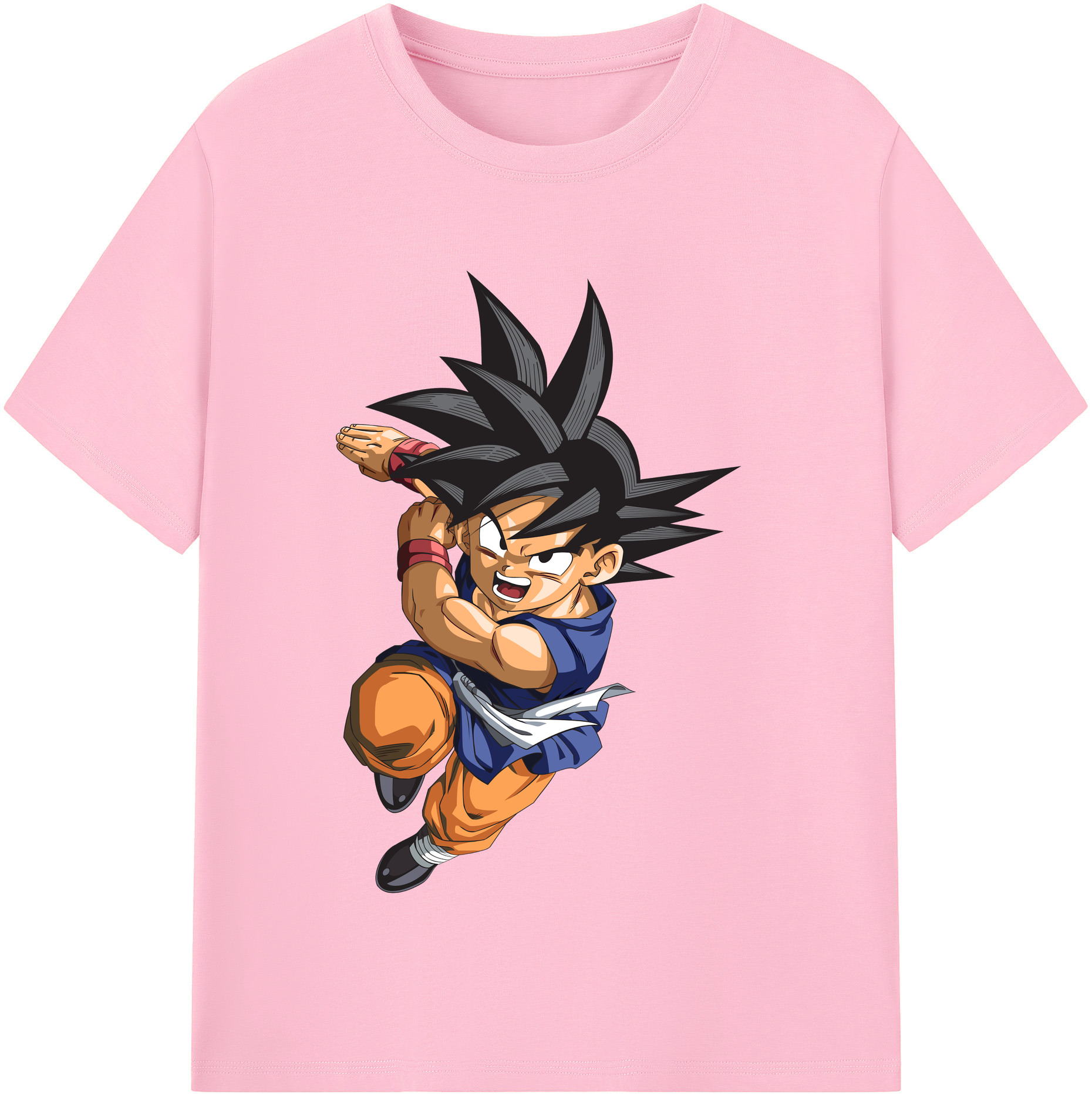 （画像用） ドラゴンボール 孫悟空（そん ごくう）Son Goku カカロット DRAGON BALL Kakarotto 綿100％半袖Tシャツ（フロントプリント）